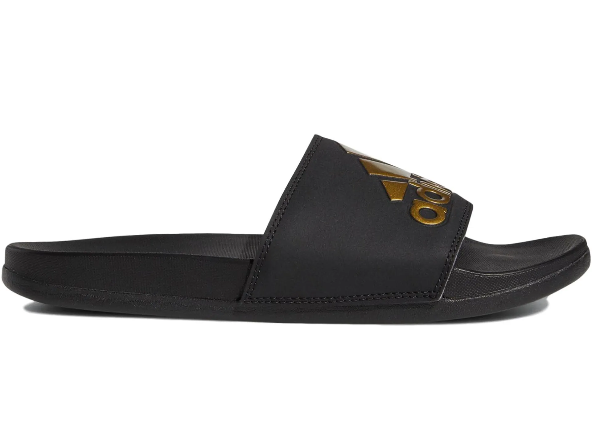 Adidas Mens Adilette Comfort Slide Black/Gold