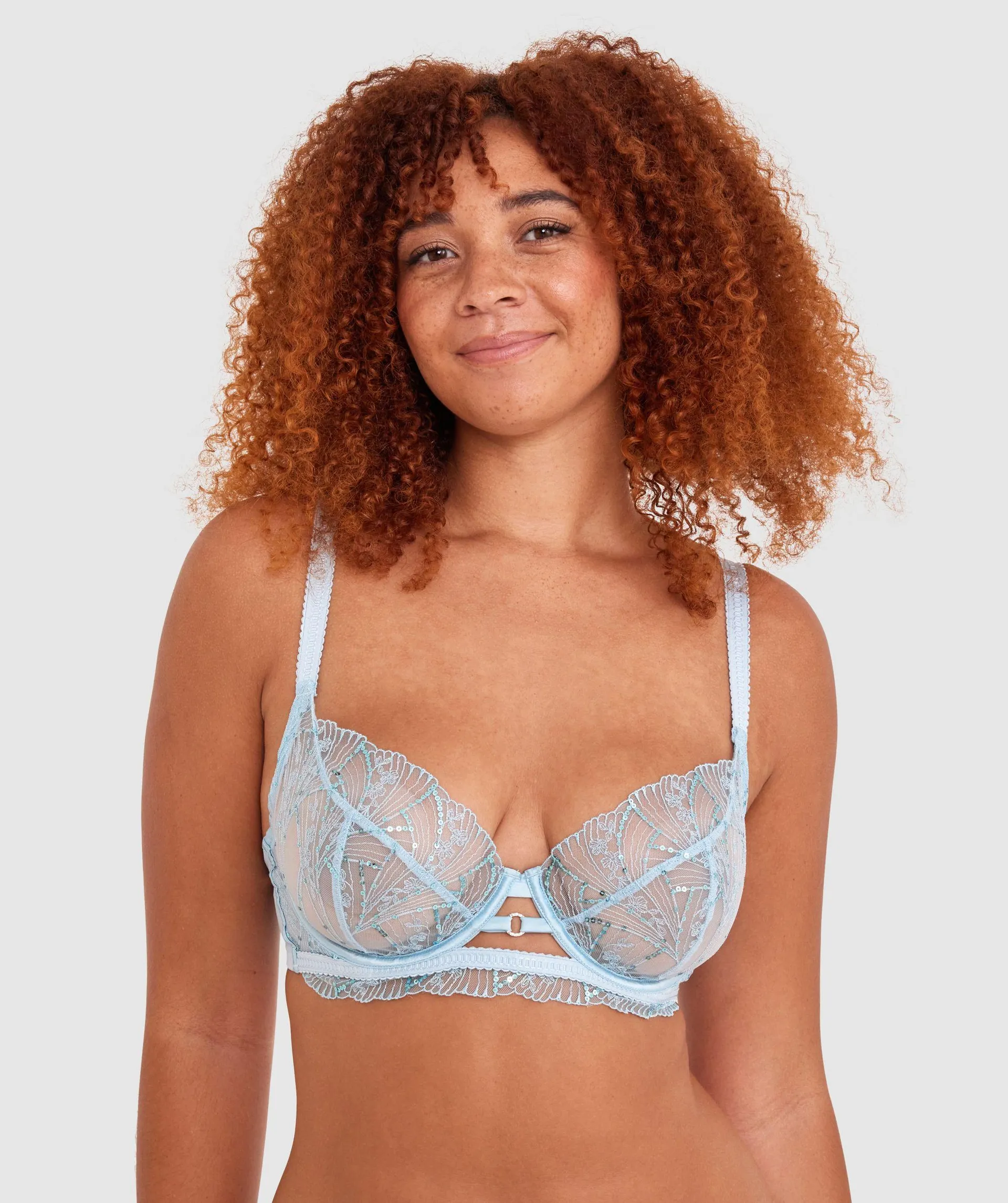 Enchanted Fonda Underwire Bra - Light Blue