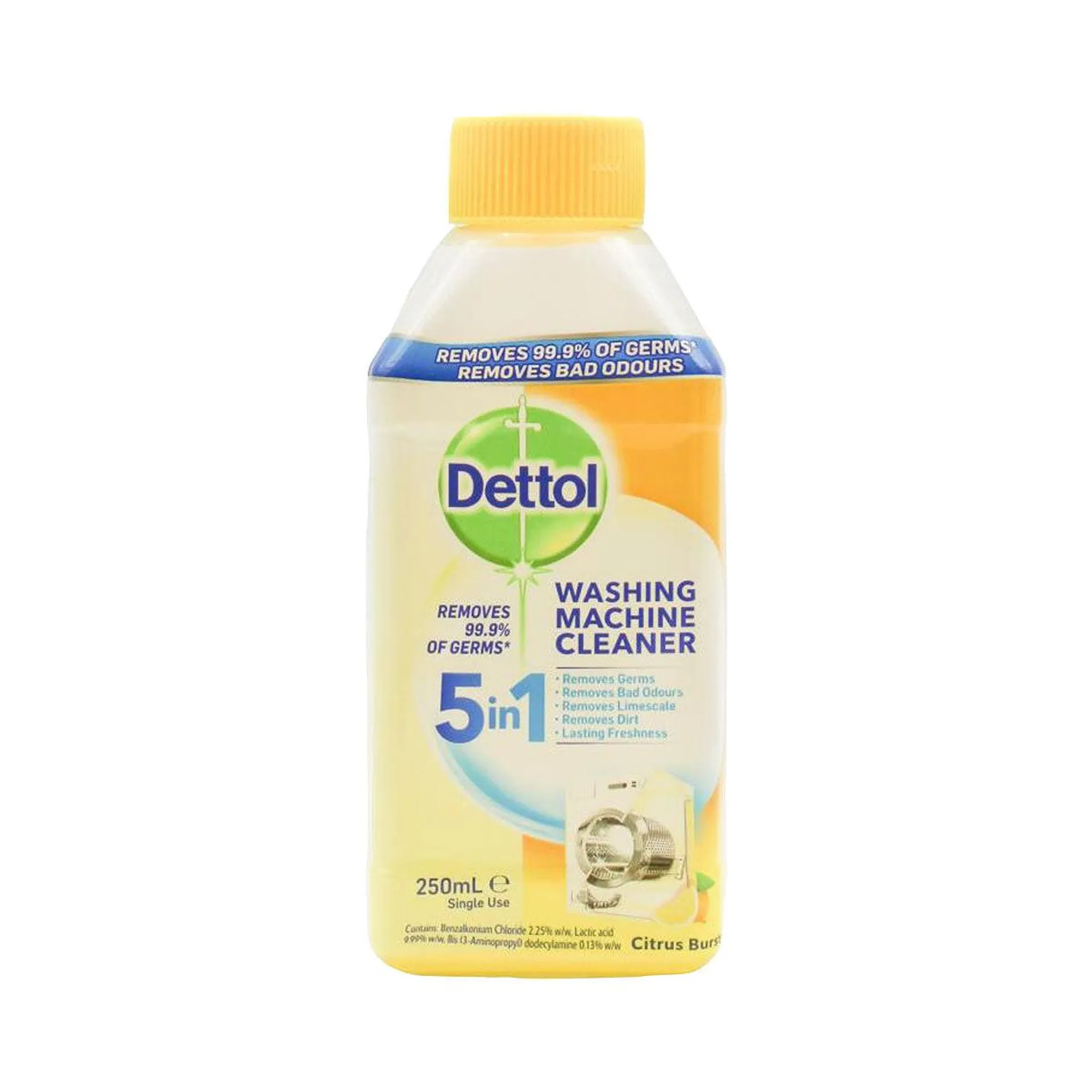 Dettol 5 in 1 Washing Machine Cleaner 250mL