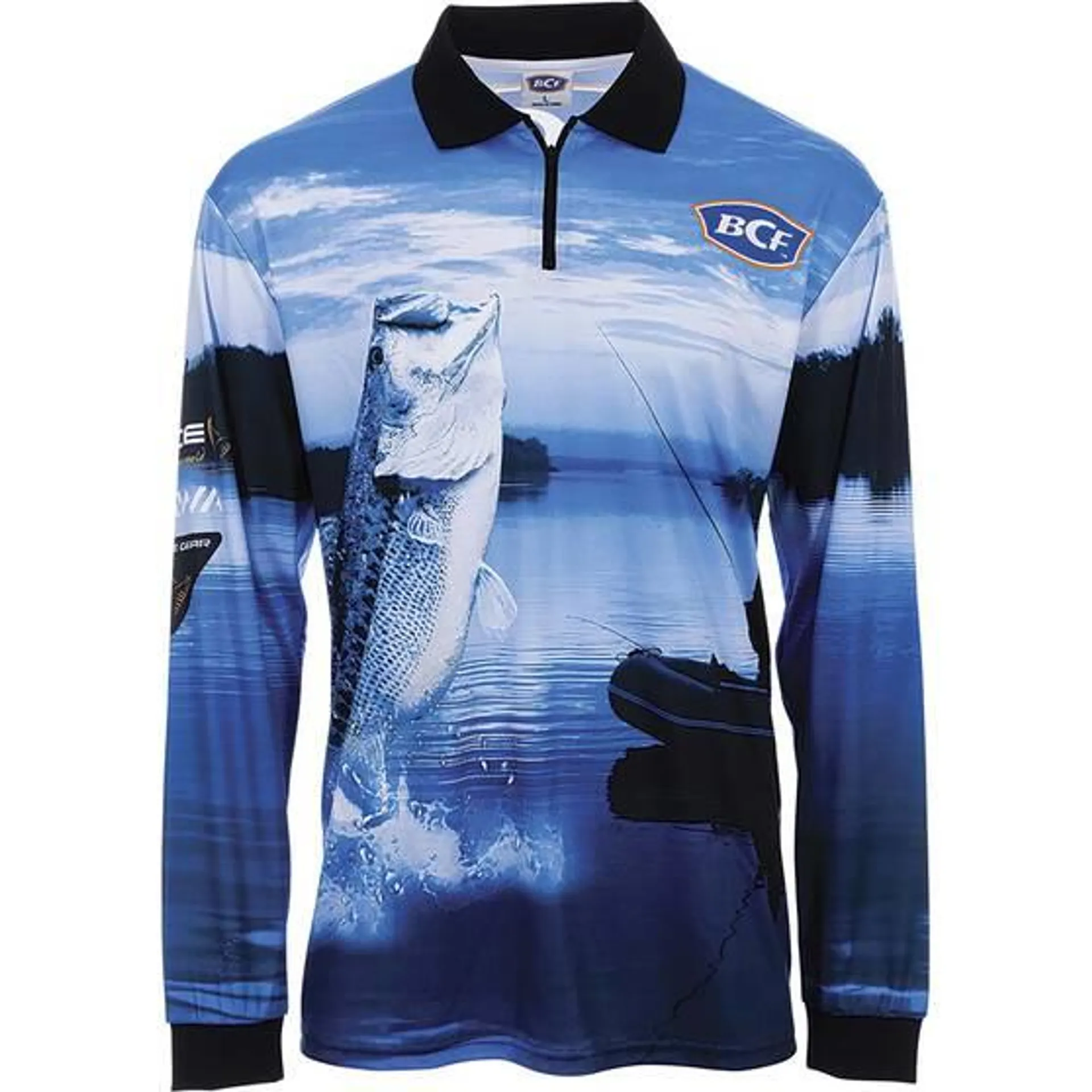 BCF Men's Need a Bigger Boat Sublimated Polo