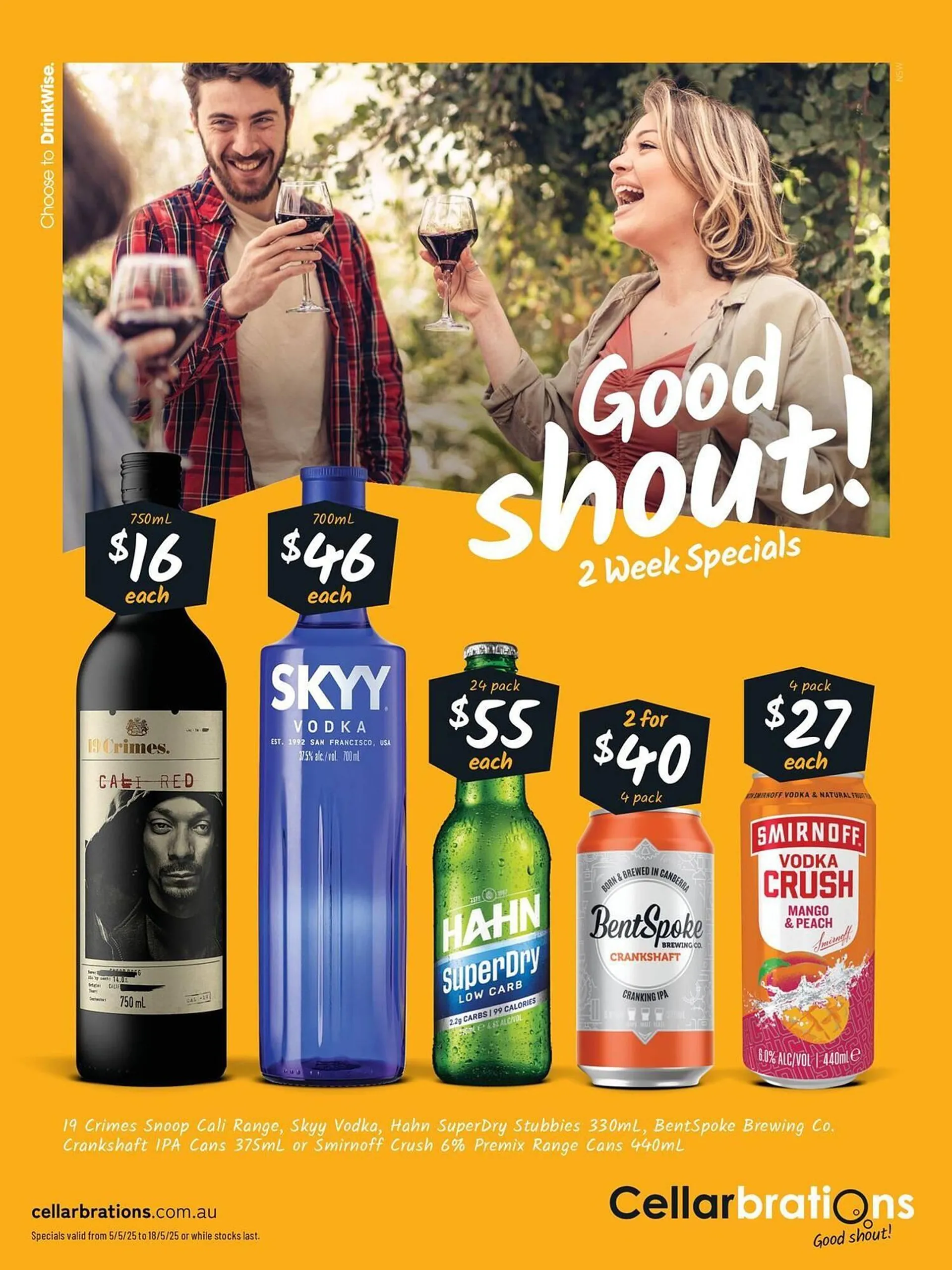 Cellarbrations catalogue - Catalogue valid from 5 May to 18 May 2025 - page 1