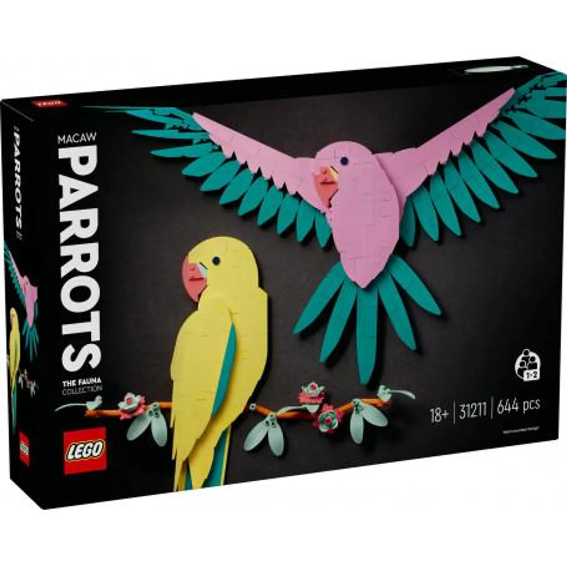 LEGO ART The Fauna Collection – Macaw Parrots 31211