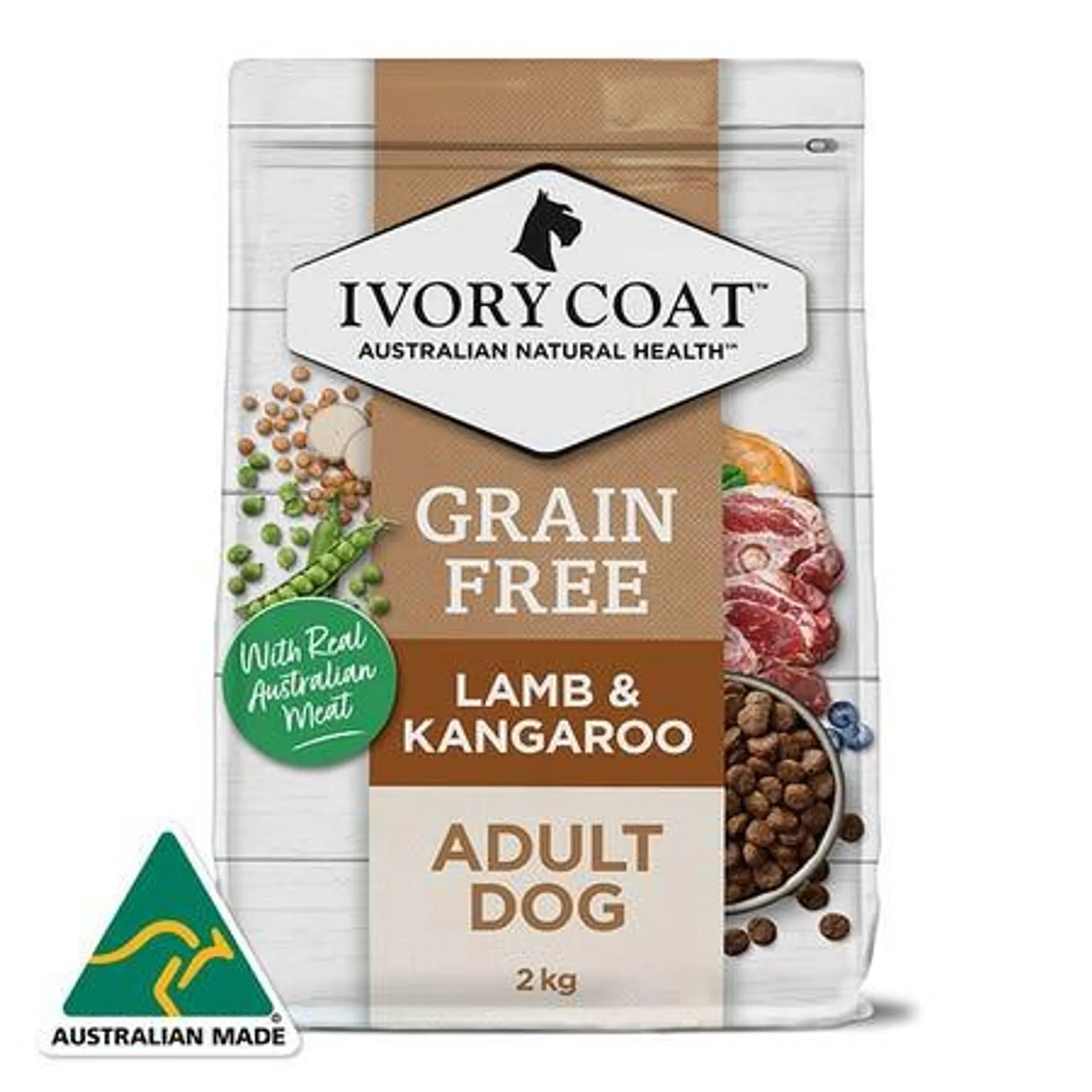 Ivory Coat Grain Free Lamb & Roo Adult Dog Food