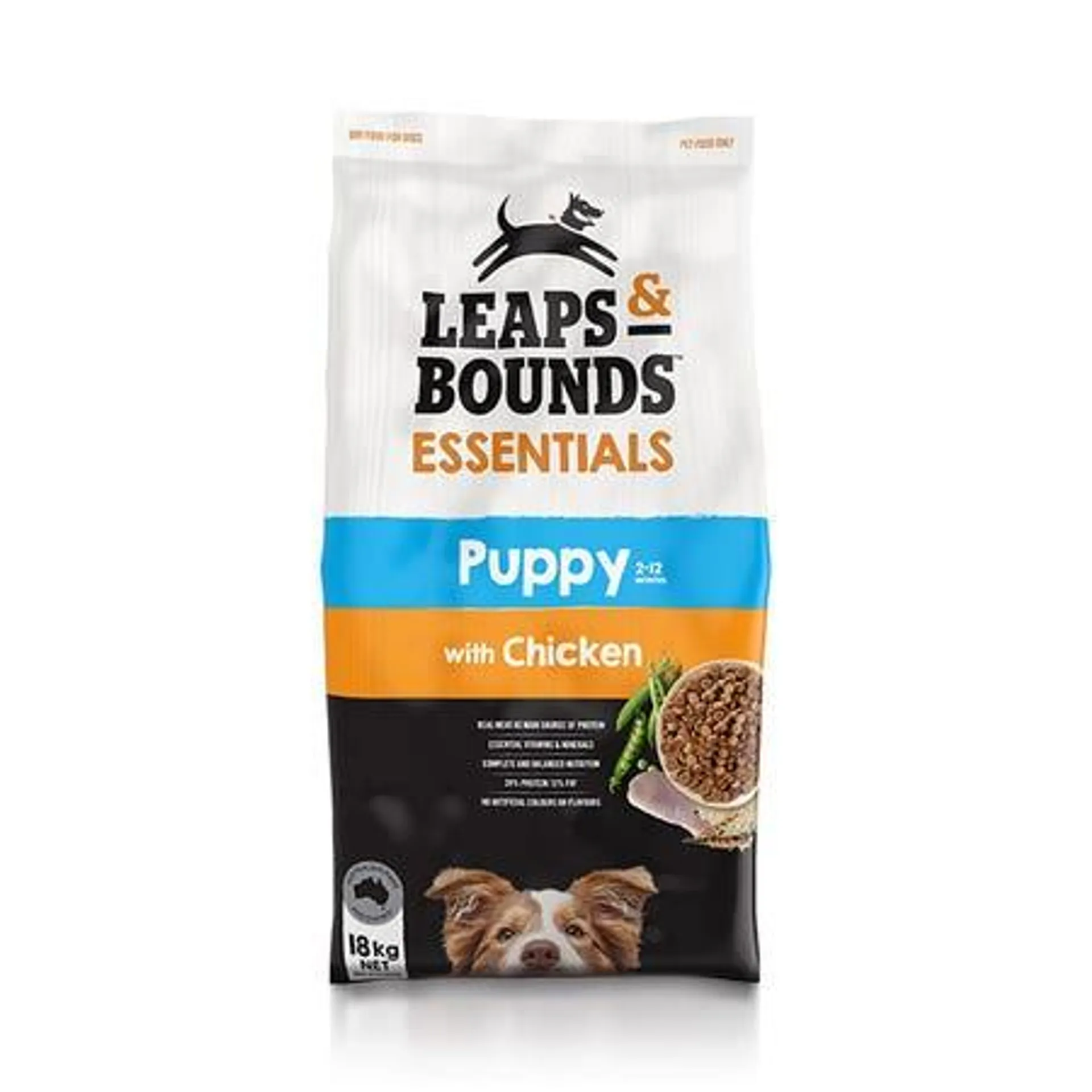 Leaps & Bounds Chicken Puppy Food 18kg