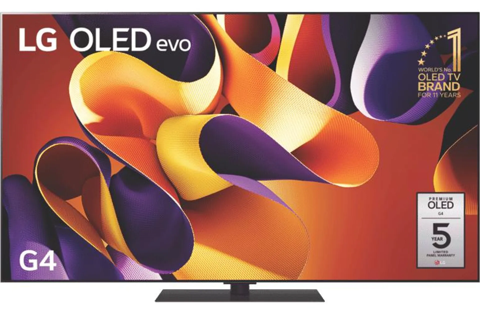 LG 65" OLED EVO G4 4K Smart TV 24