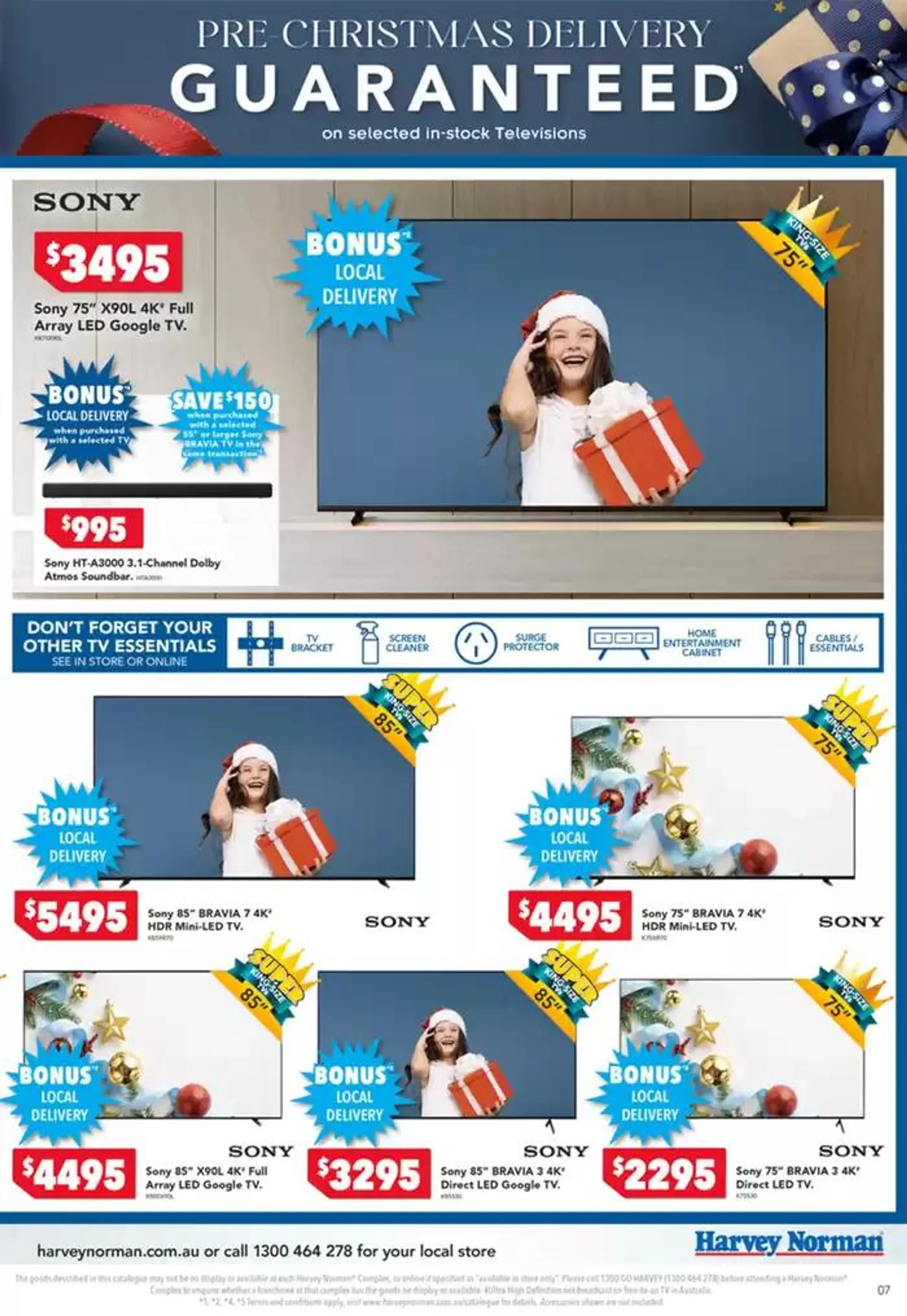 TVs Pre-Christmas Delivery - Catalogue valid from 5 December to 15 December 2024 - page 7