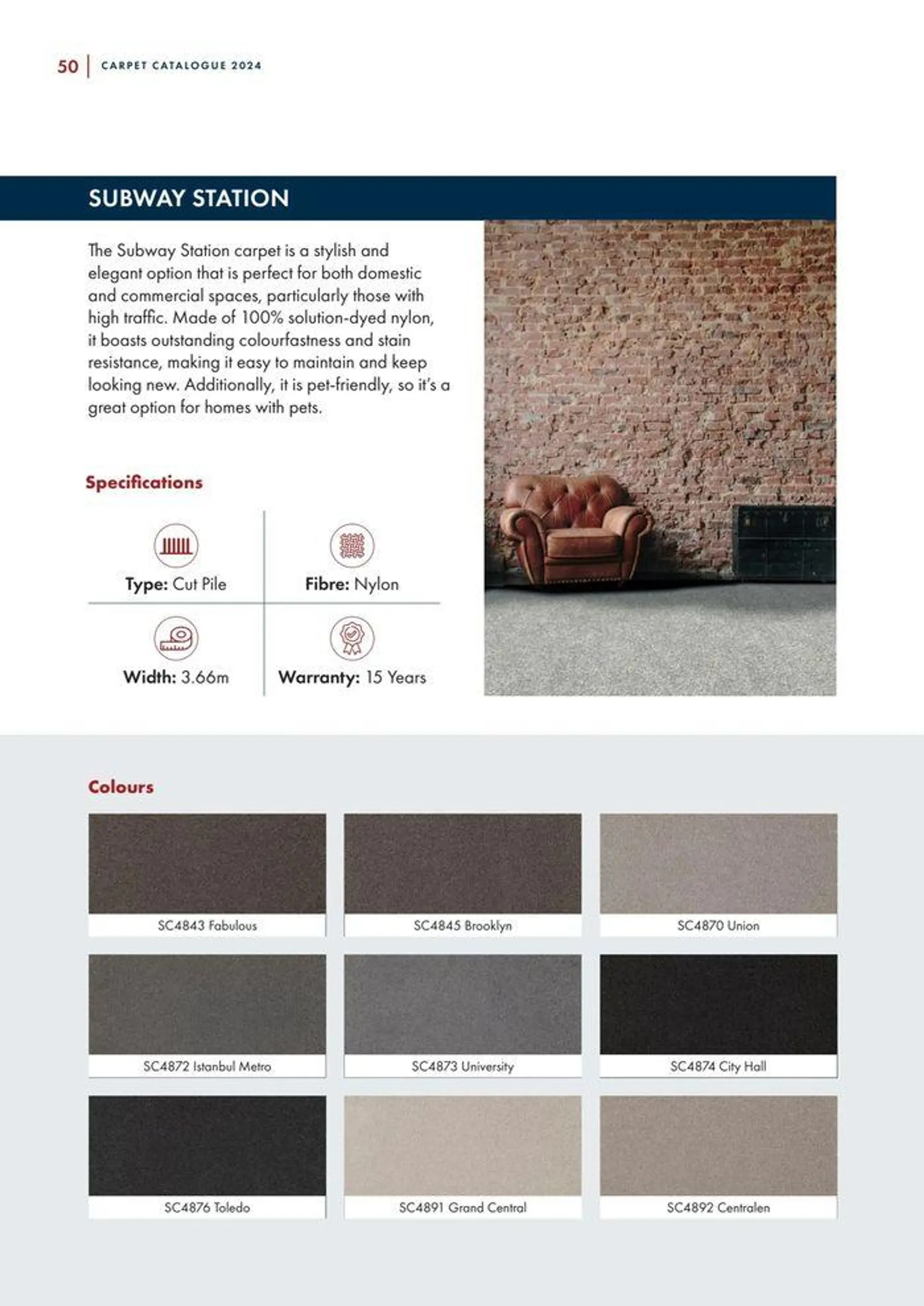 Carpet Catalogue - Catalogue valid from 24 September to 31 December 2024 - page 50