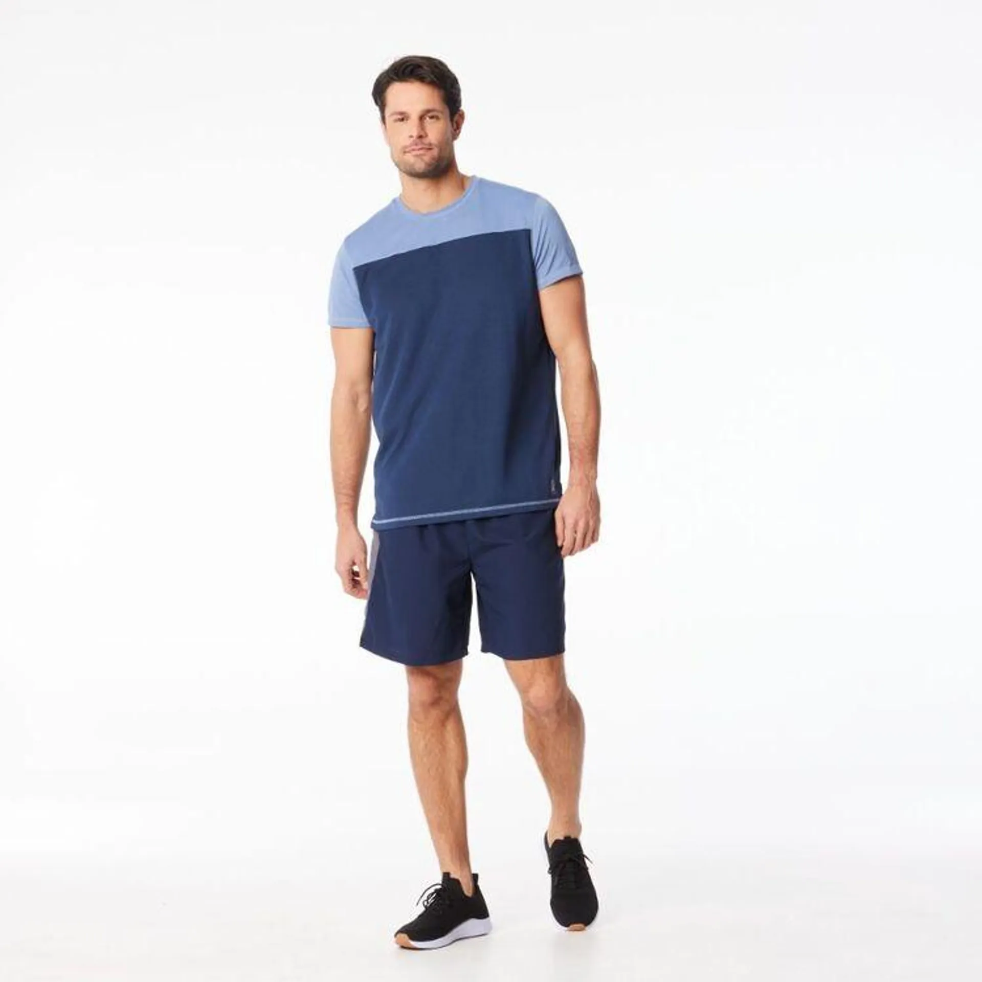 NMA Men's Performance Panel Tee Navy