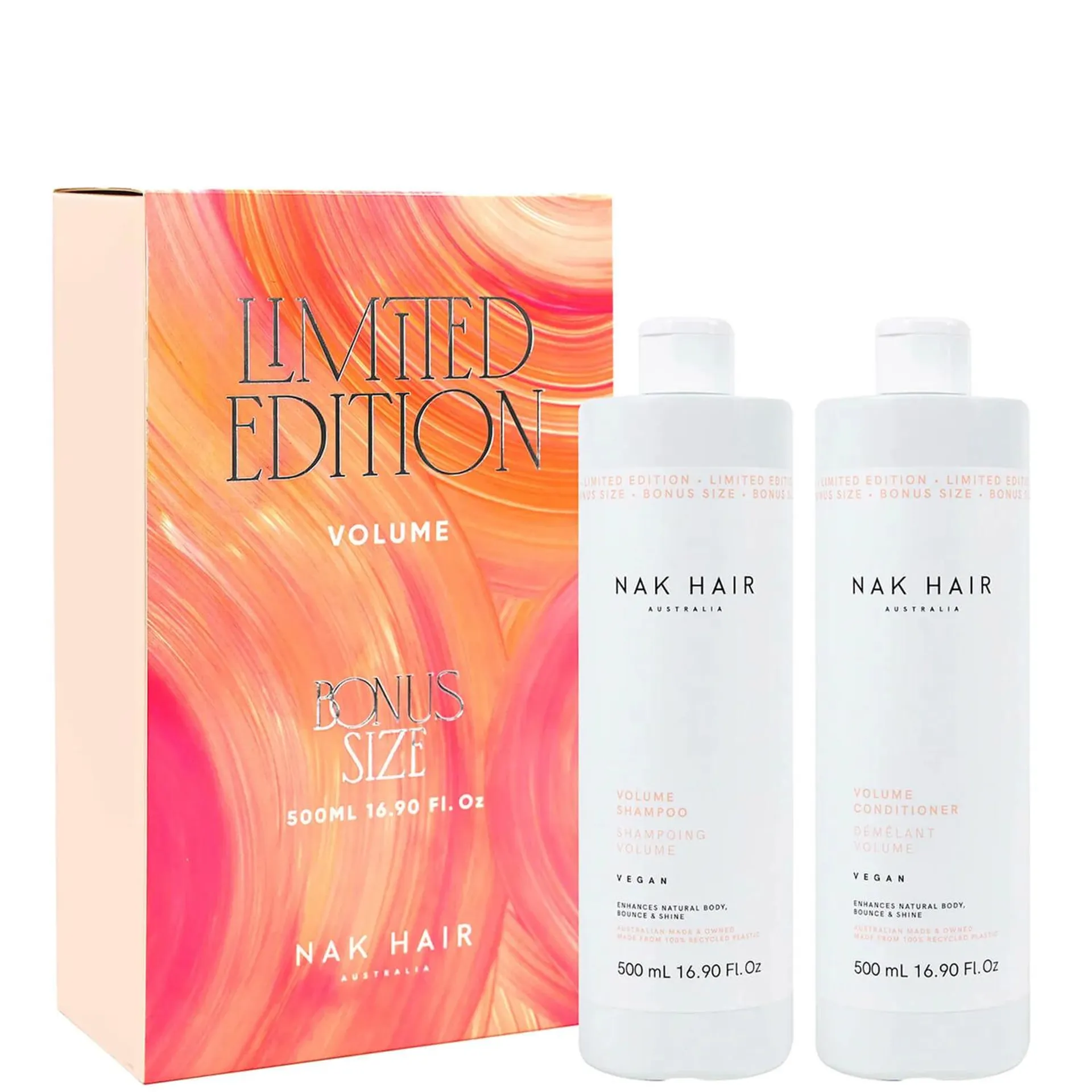 NAK Volume 500ml Duo (Worth $79.90)