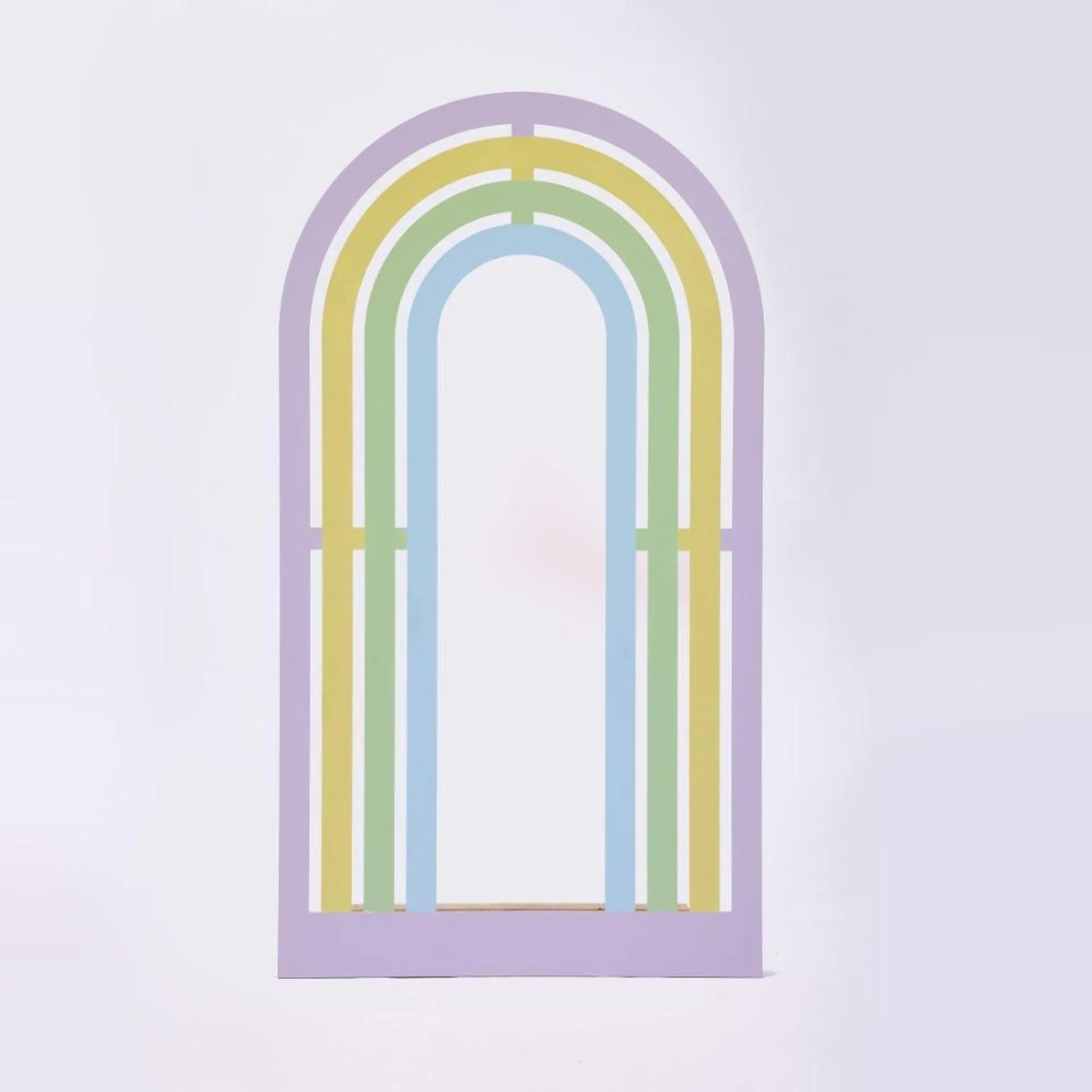 Backdrop Wooden Rainbow Arch Panel 1.8m x 90cm HIRE Ea