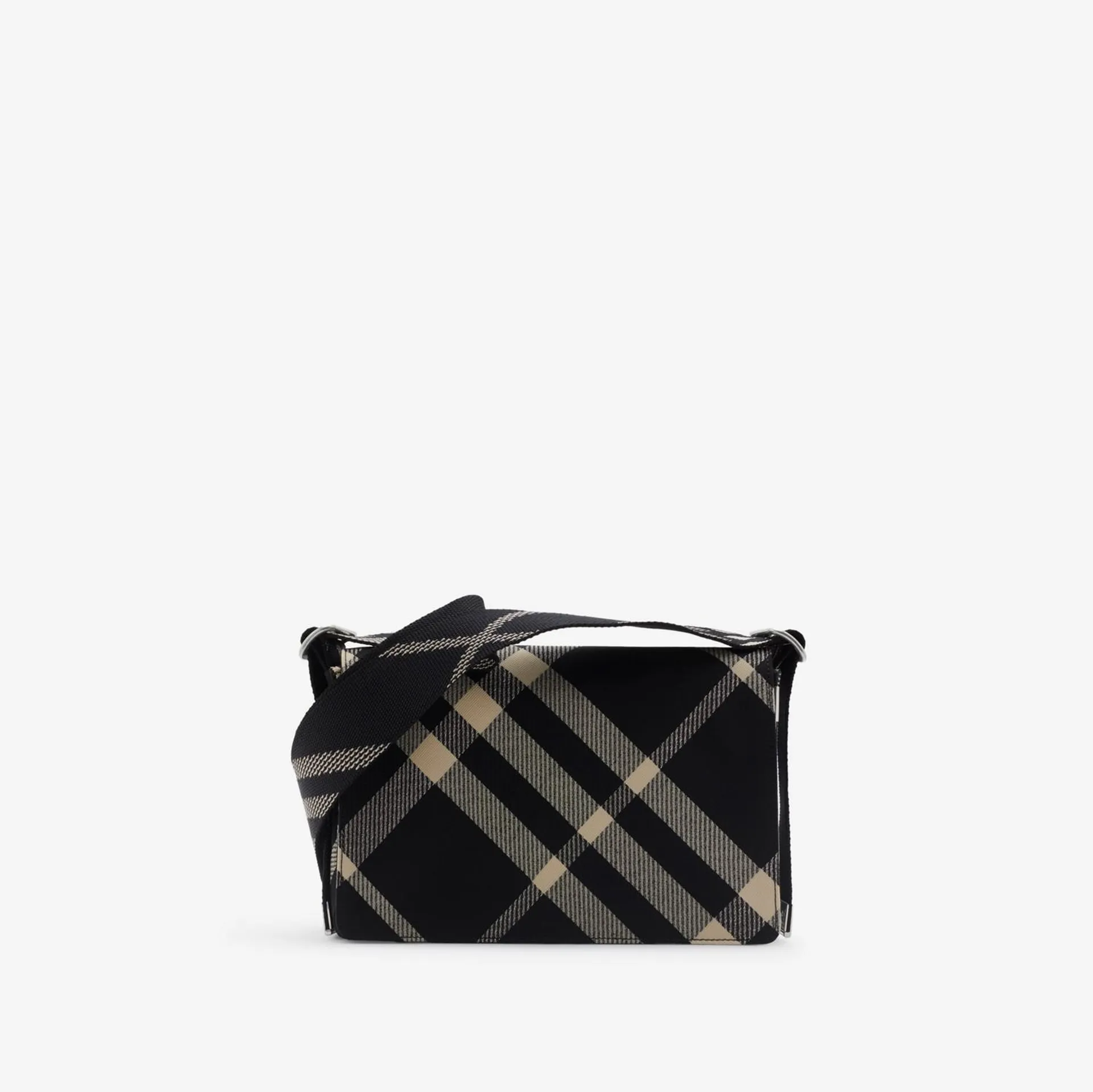 Check Trench Crossbody Bag