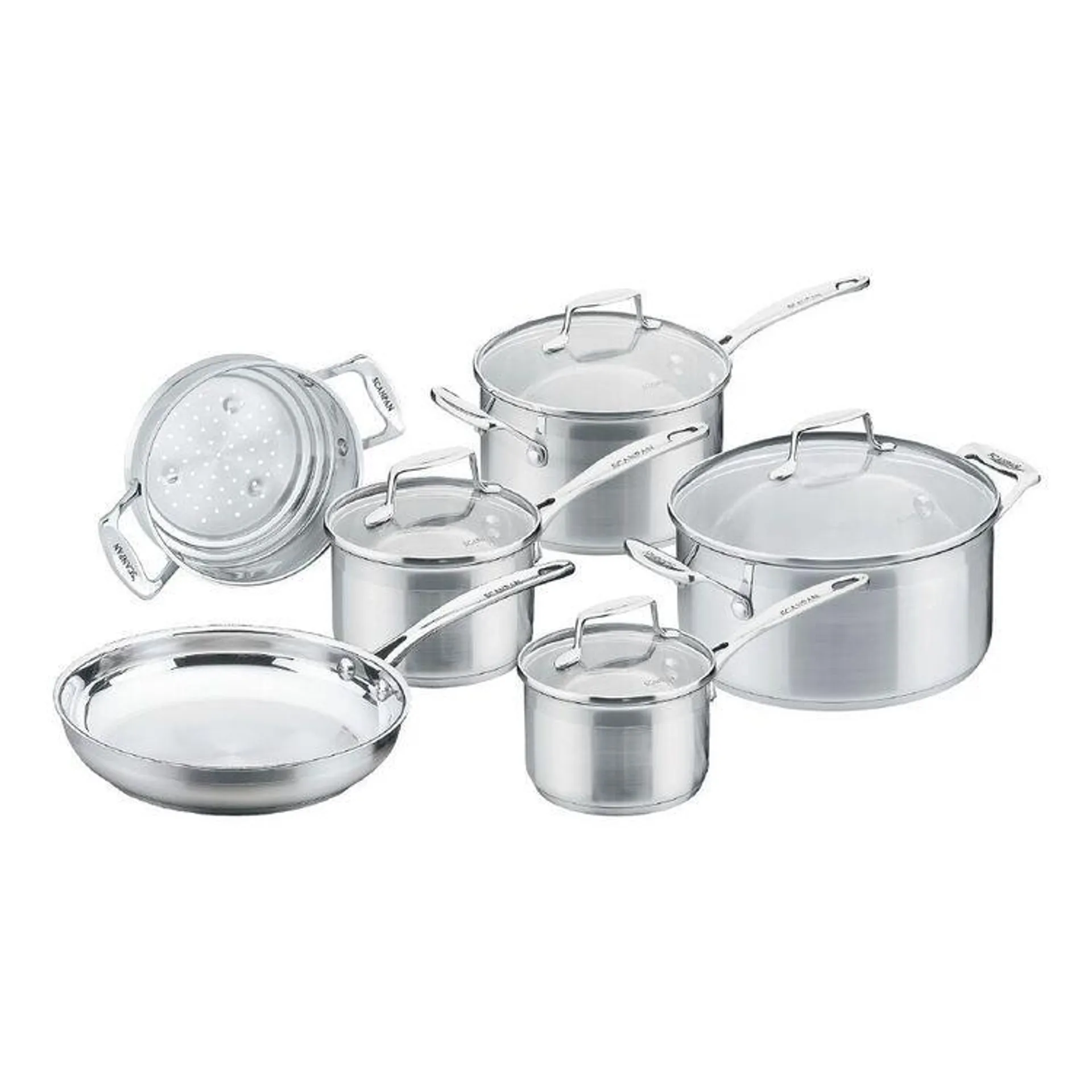 Scanpan Impact 6-Piece Stainless Steel Cookware Set