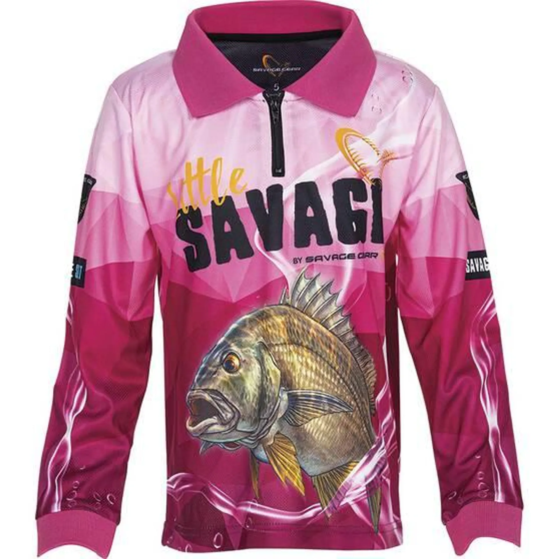 Savage Gear Girl's Little Savage Sublimated Polo