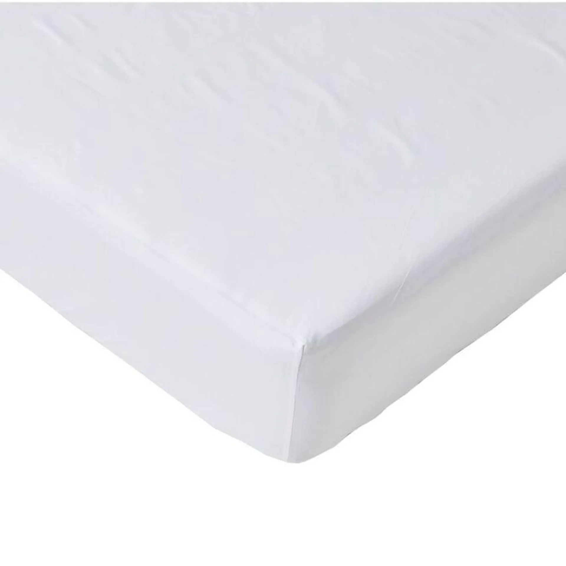 Elysian 500 Thread Count Egyptian Cotton Sateen Fitted Sheet White