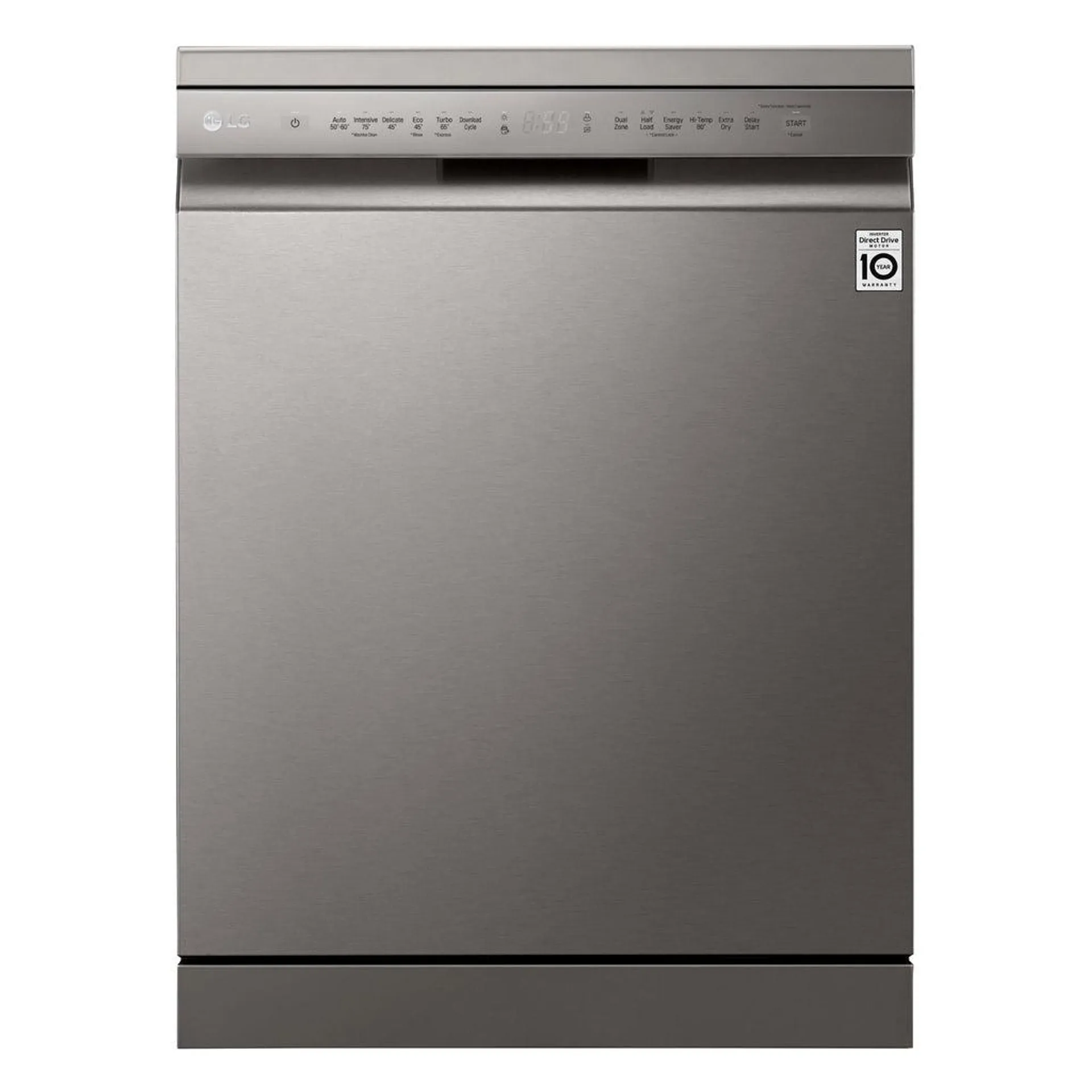 LG XD5B14PS QuadWash 14-Place Setting Freestanding Dishwasher (Platinum Steel)