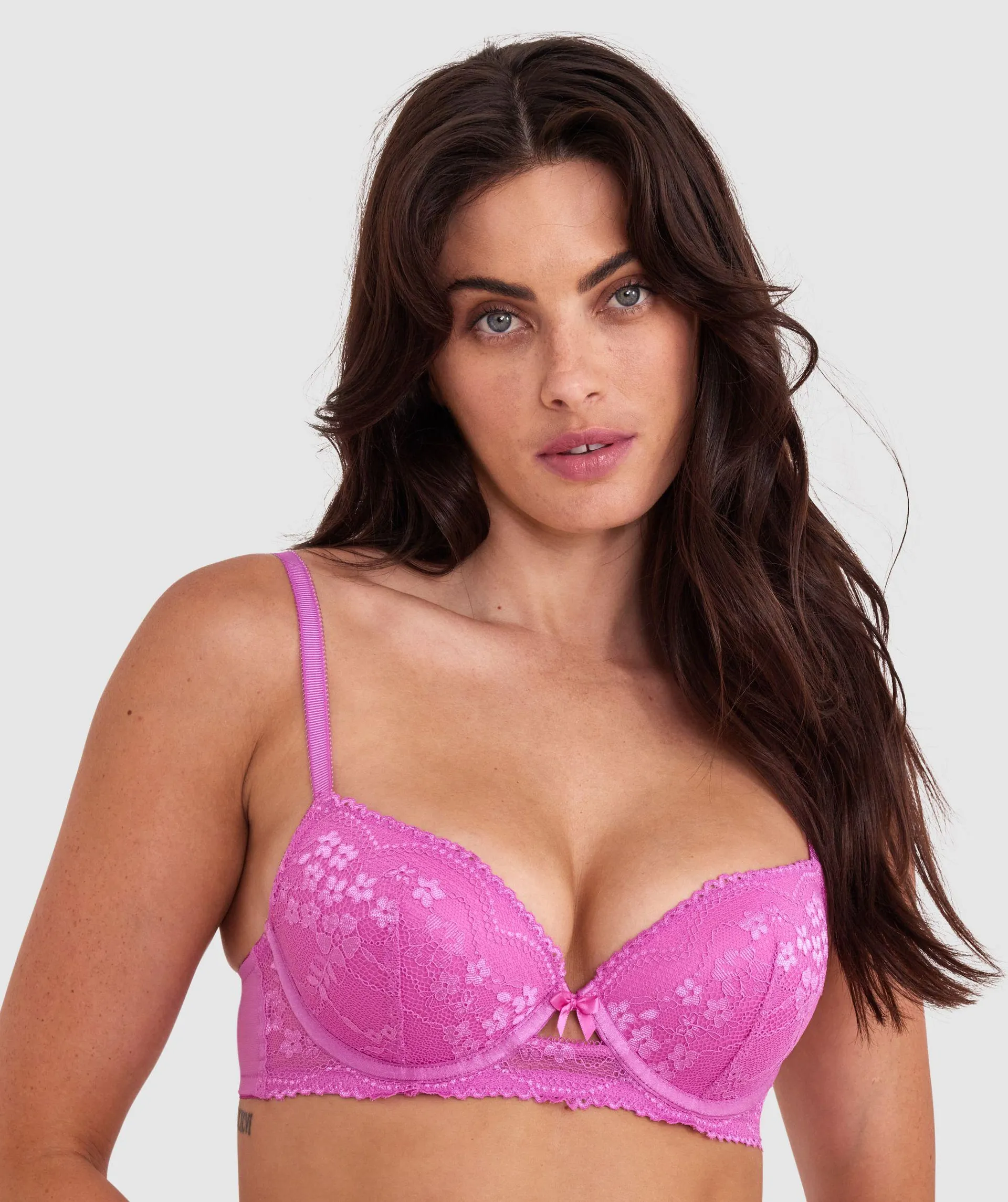 Hattie Push Up Bra - Purple