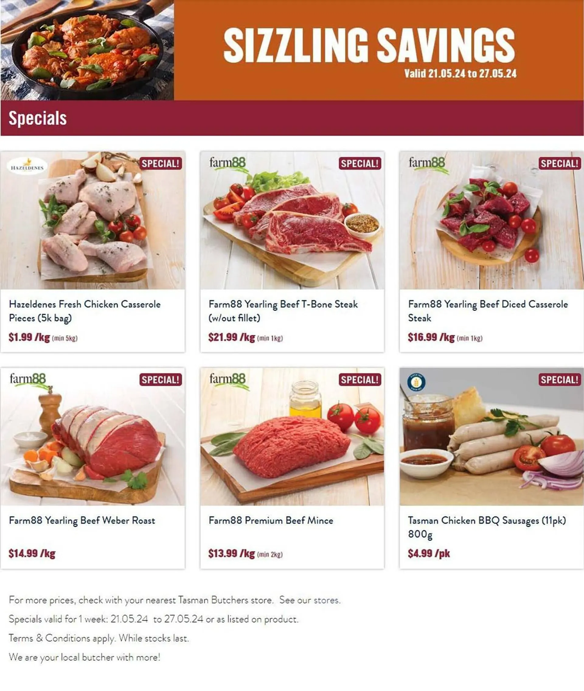 Tasman Butchers catalogue - Catalogue valid from 21 May to 27 May 2024 - page 1