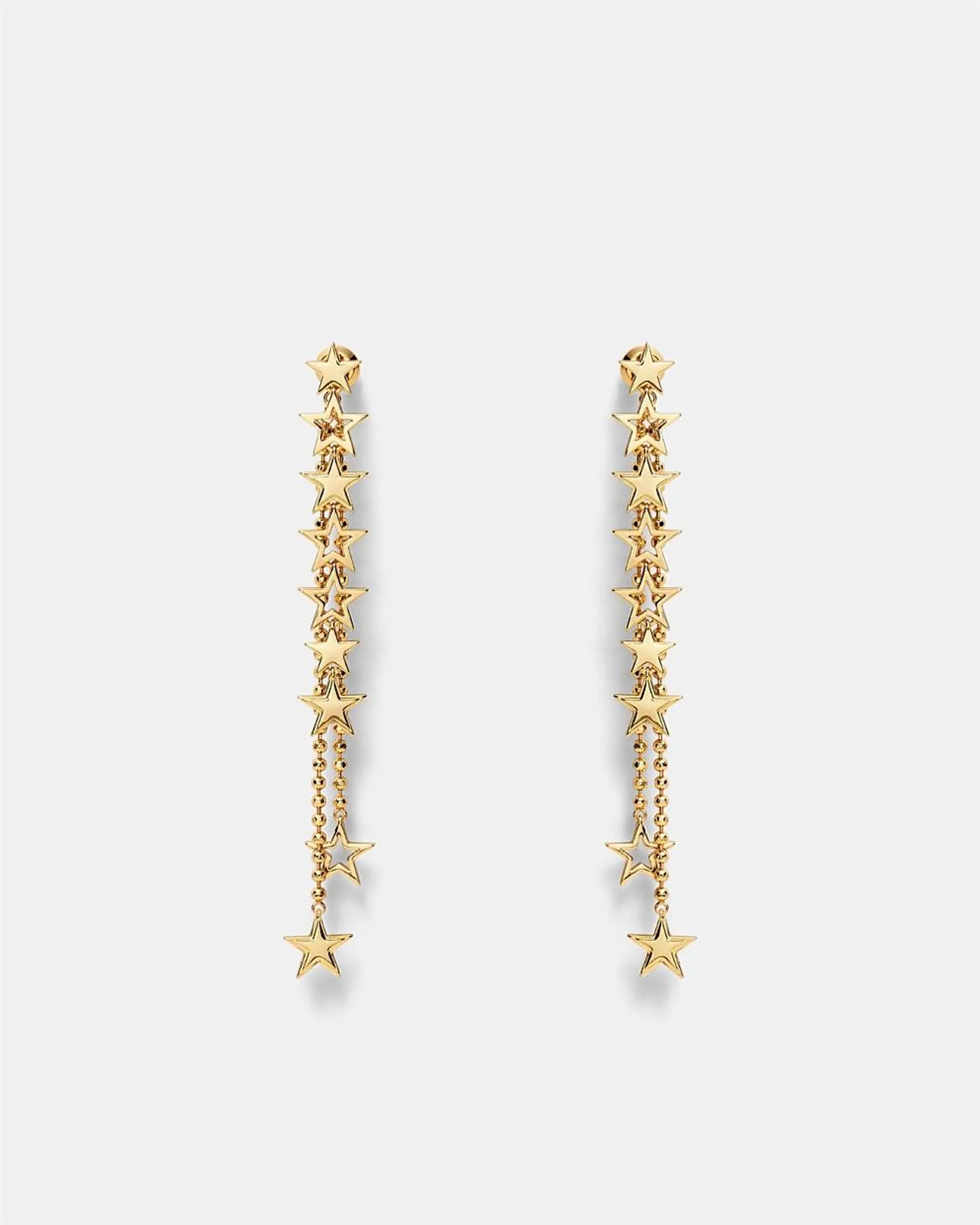 Atomic Long Drop Earrings