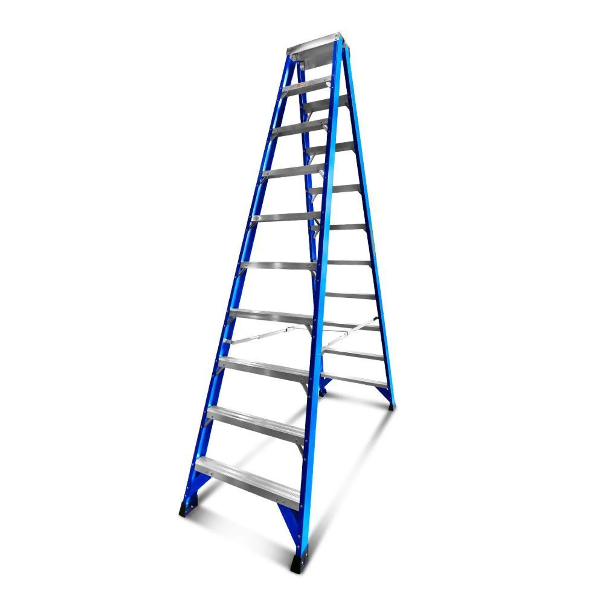 Climbrite CDSTEP9 3.0m 9-Step Fibreglass Double Sided Ladder