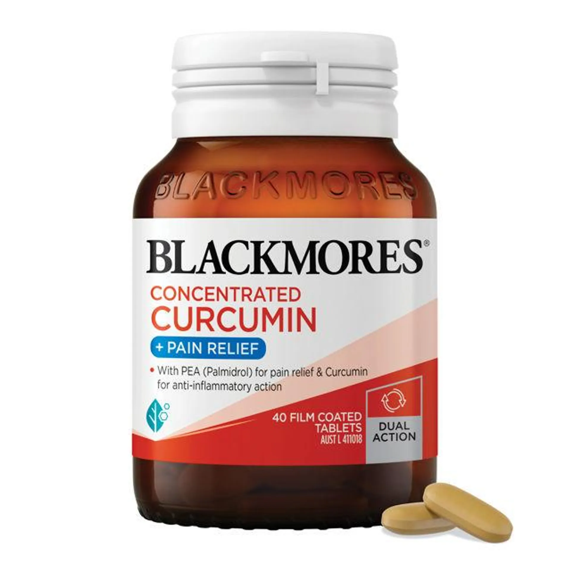 Blackmores Concentrated Curcumin + Pain Relief 40 tablets