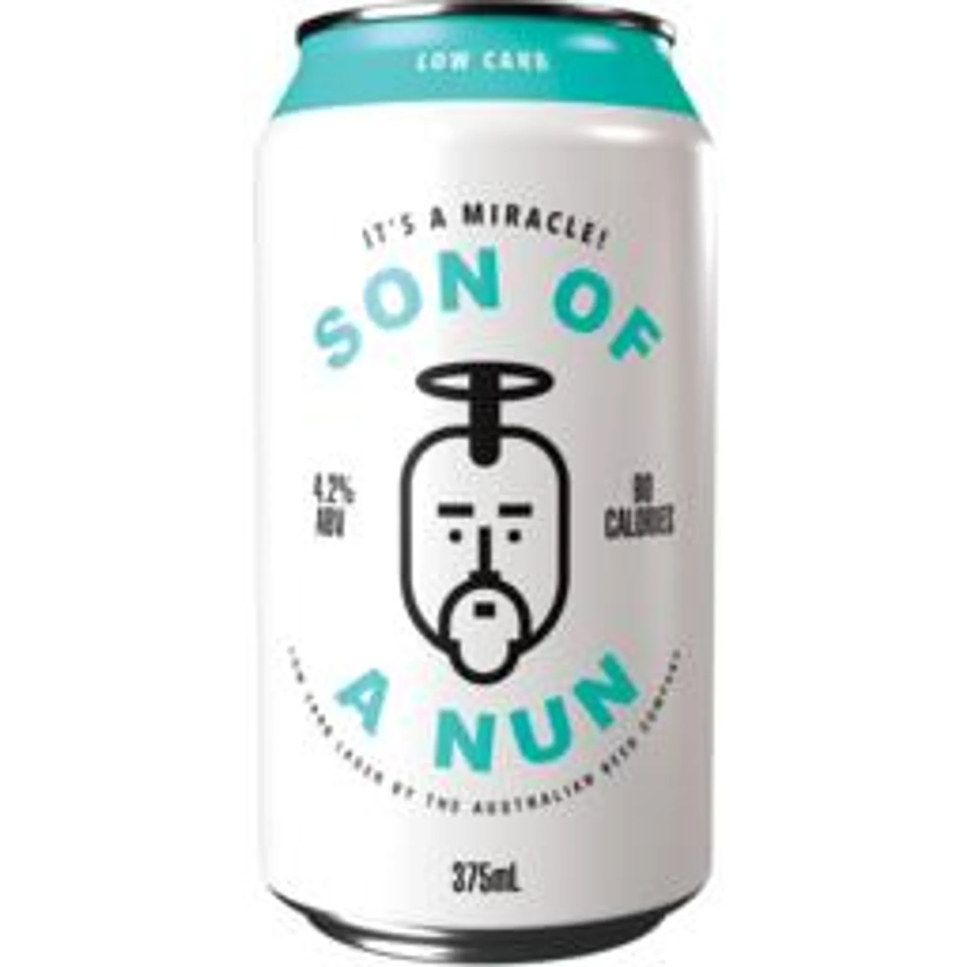 Son Of A Nun Lowcarb Beer Can 24X375ML