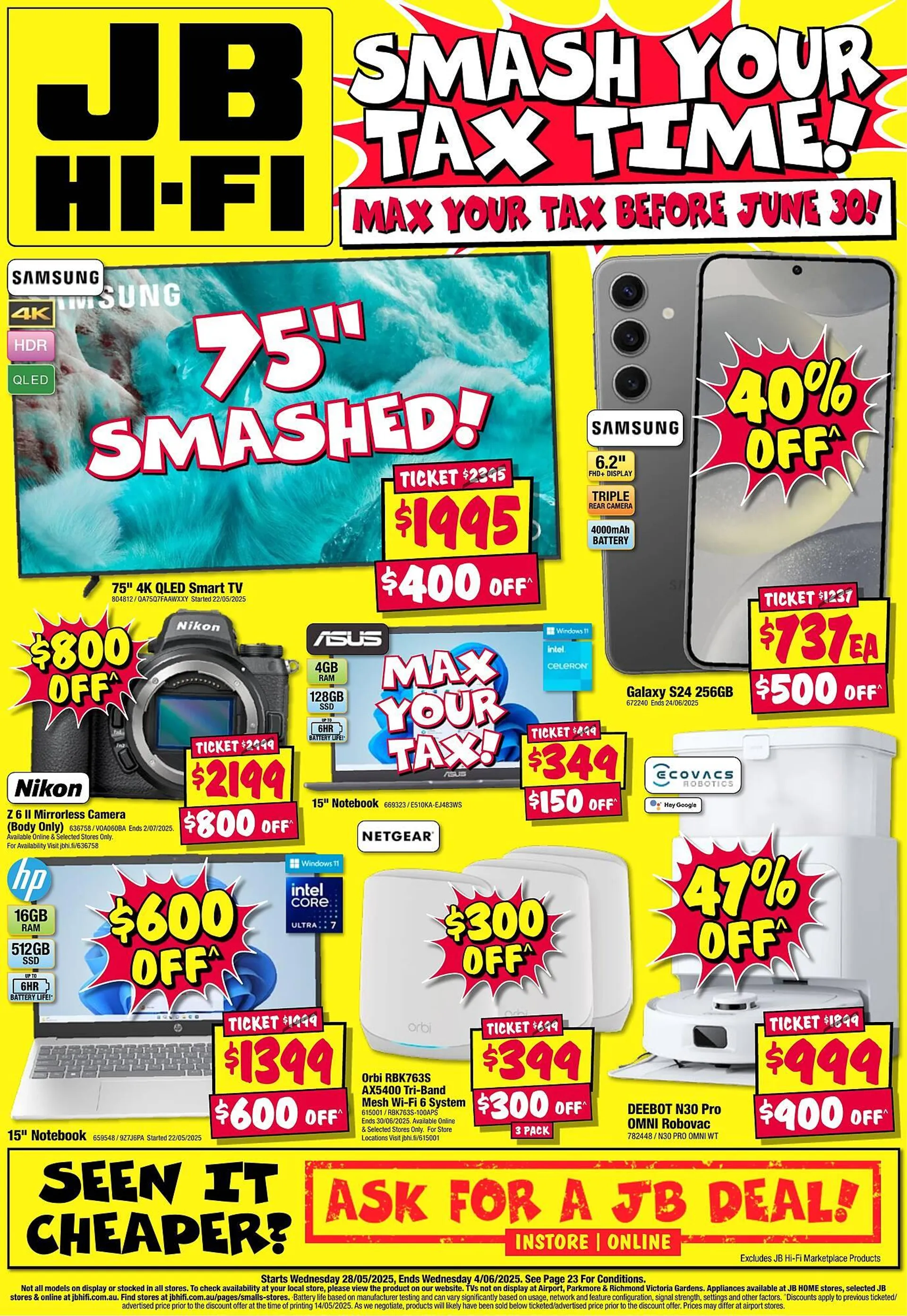 JB Hi-Fi catalogue - Catalogue valid from 28 May to 4 June 2025 - page 1