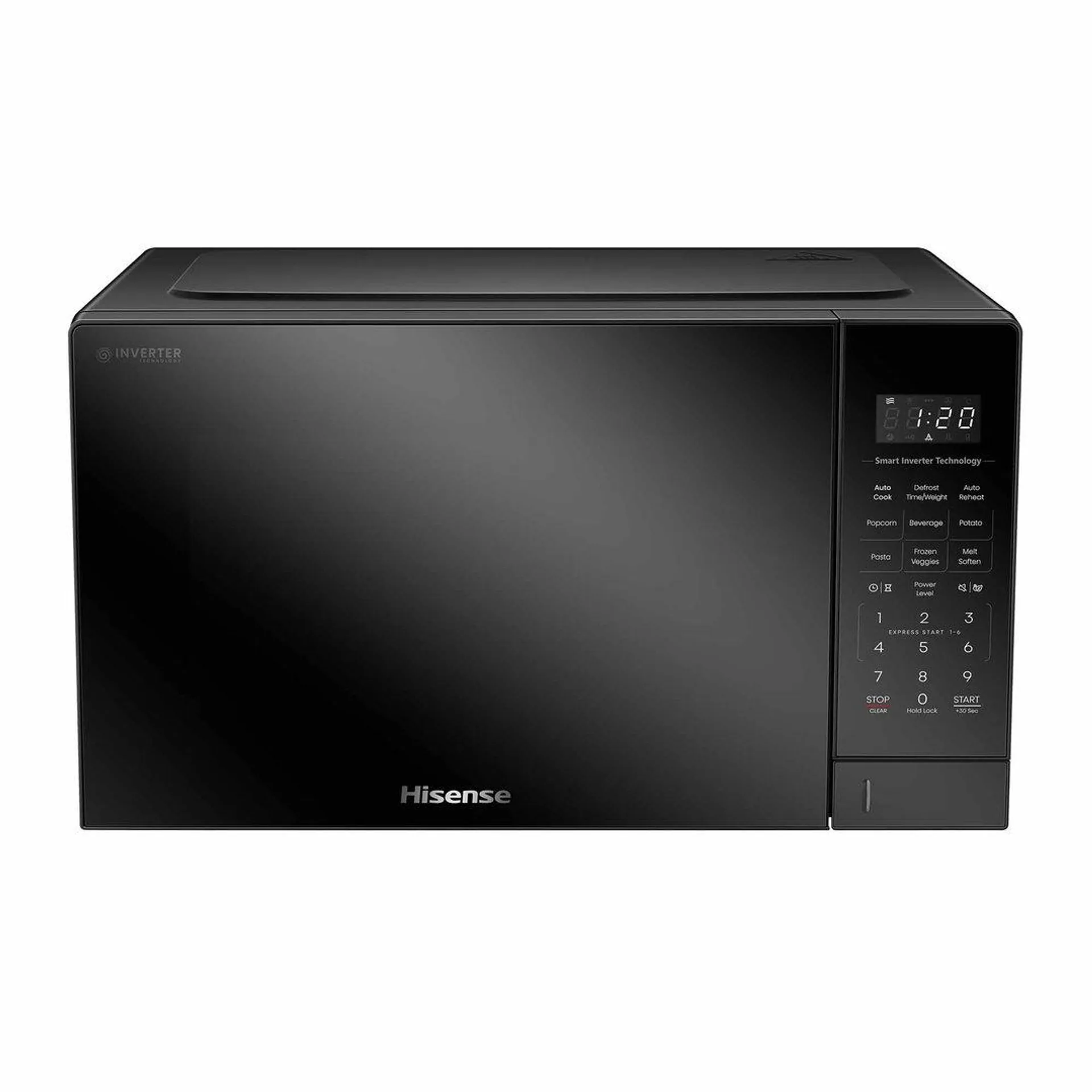 Hisense 34L 1100W Smart Inverter Microwave - Black Mirror HMAS3411BMV