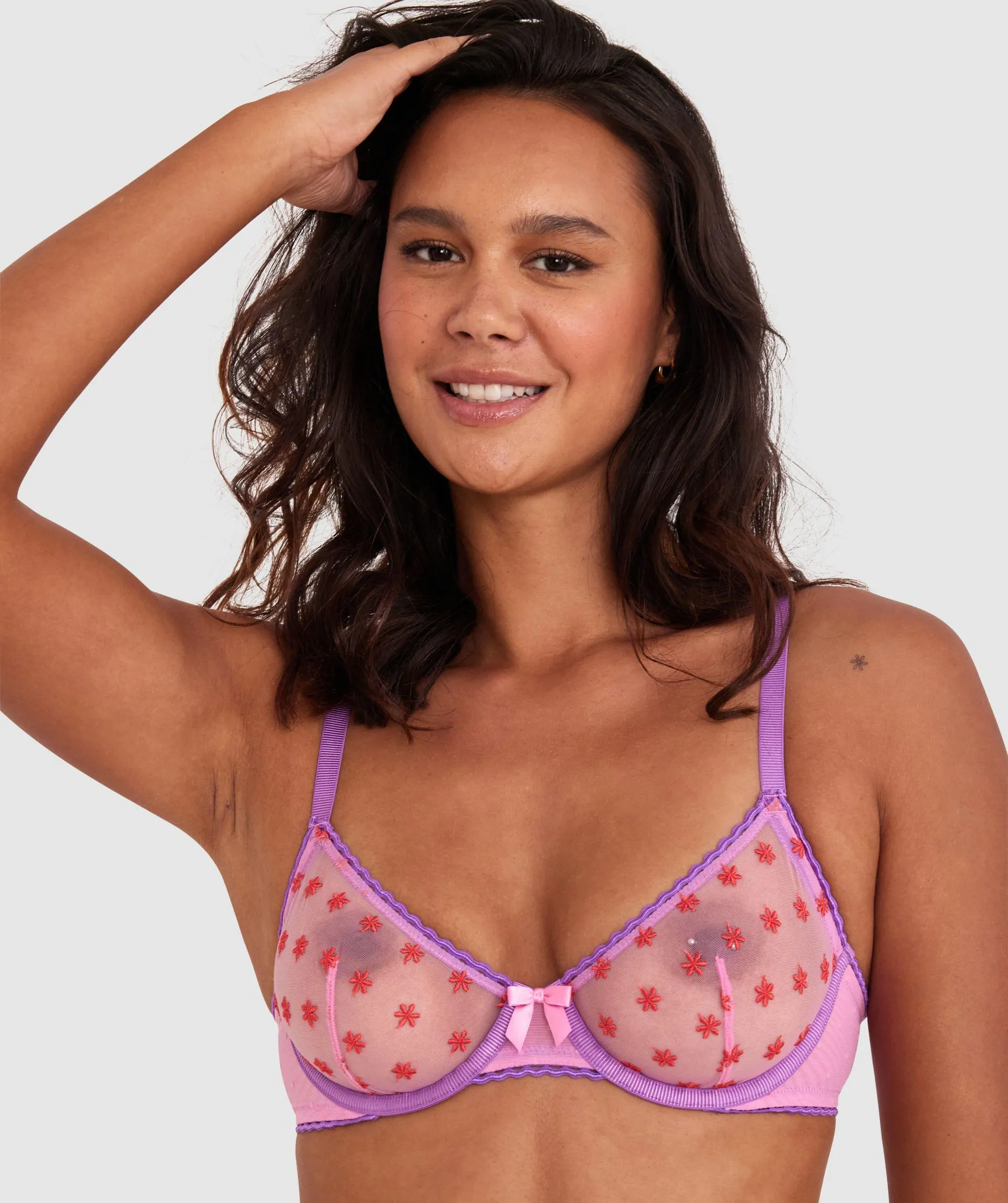 Twiggy Underwire Bra - Pink