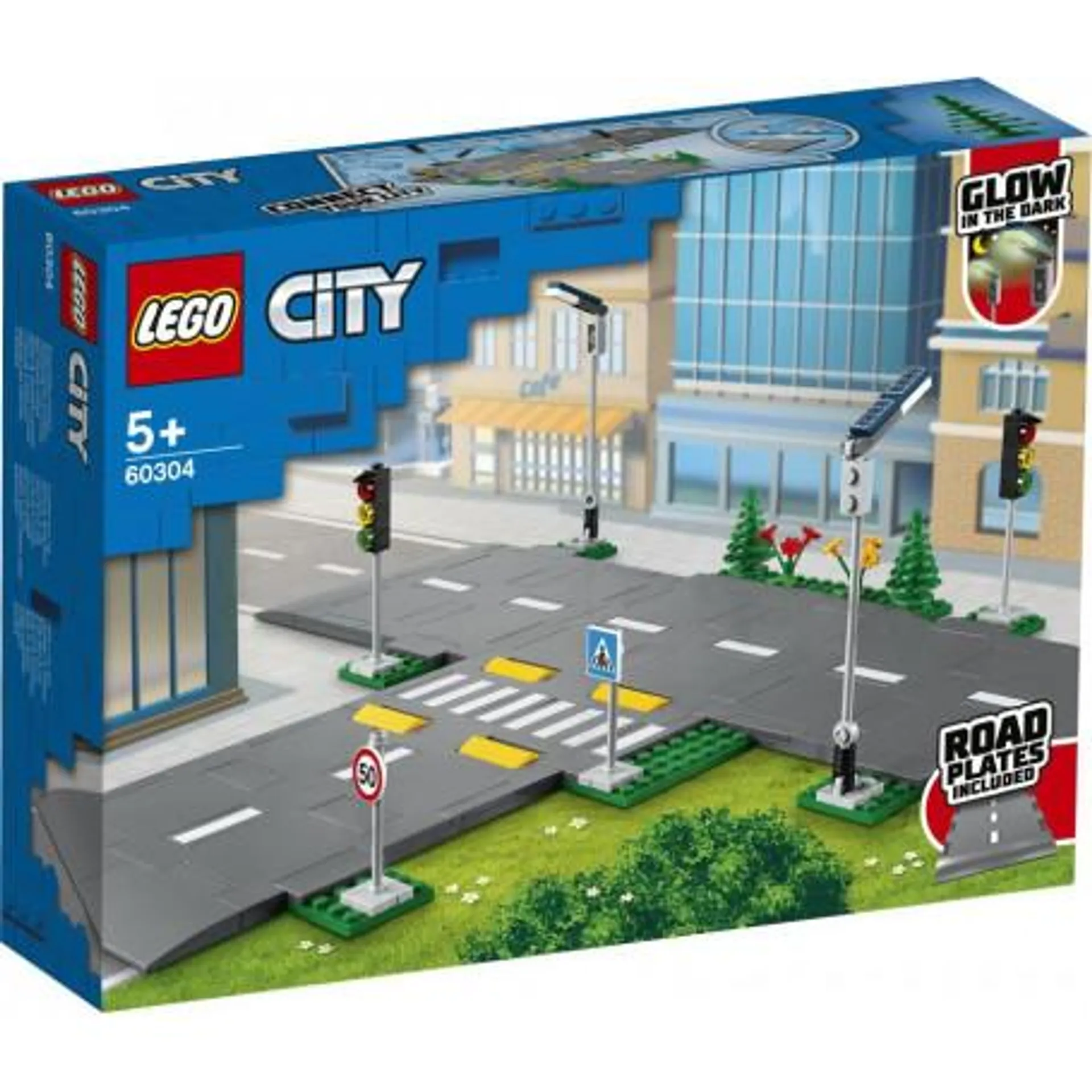 LEGO City Town Road Plates 60304