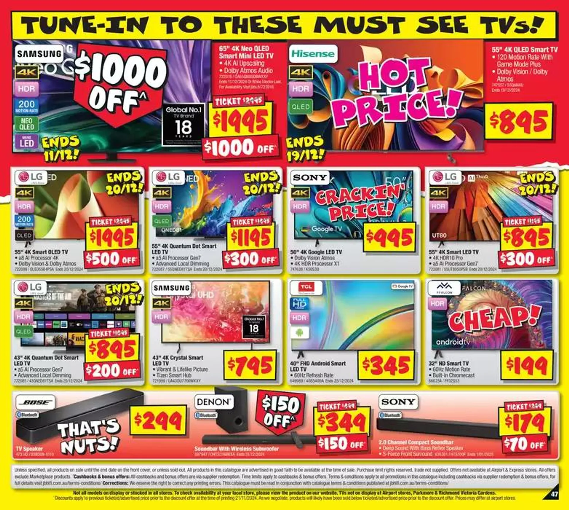 Crackin' Xmas Deals! - Catalogue valid from 5 December to 24 December 2024 - page 47