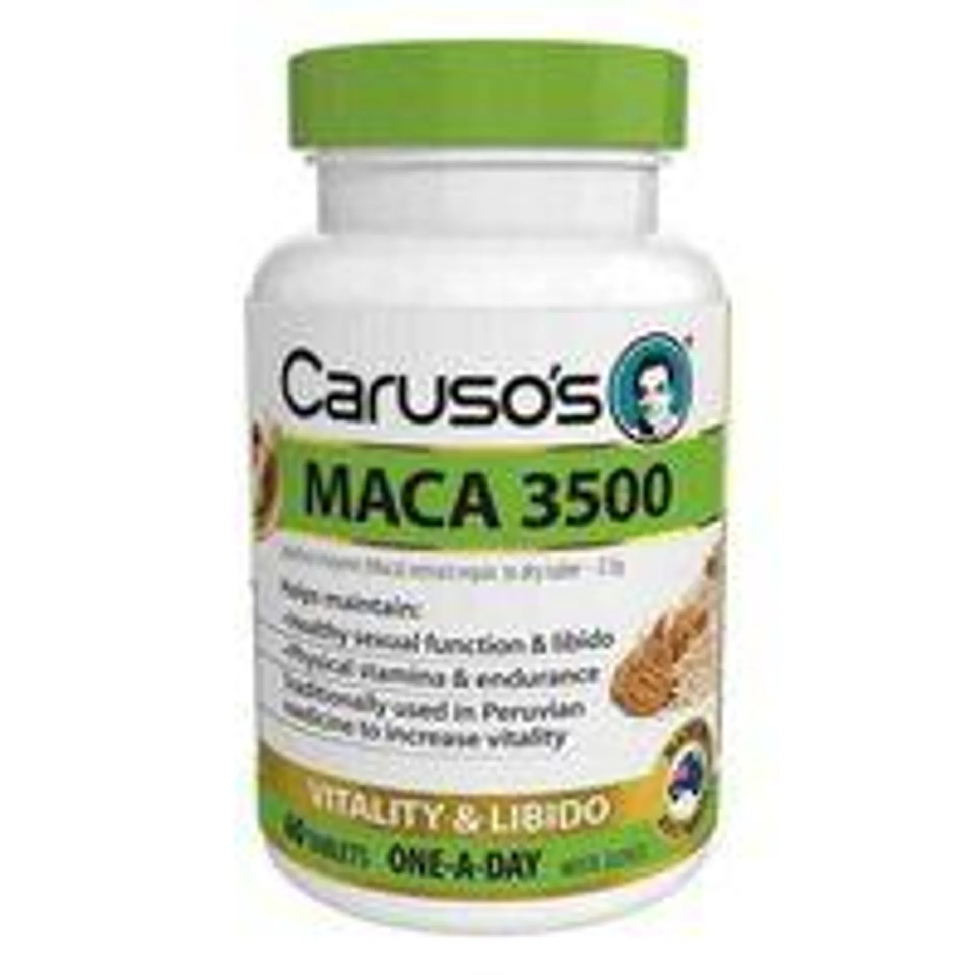 Carusos Maca 3500 Tablets 60