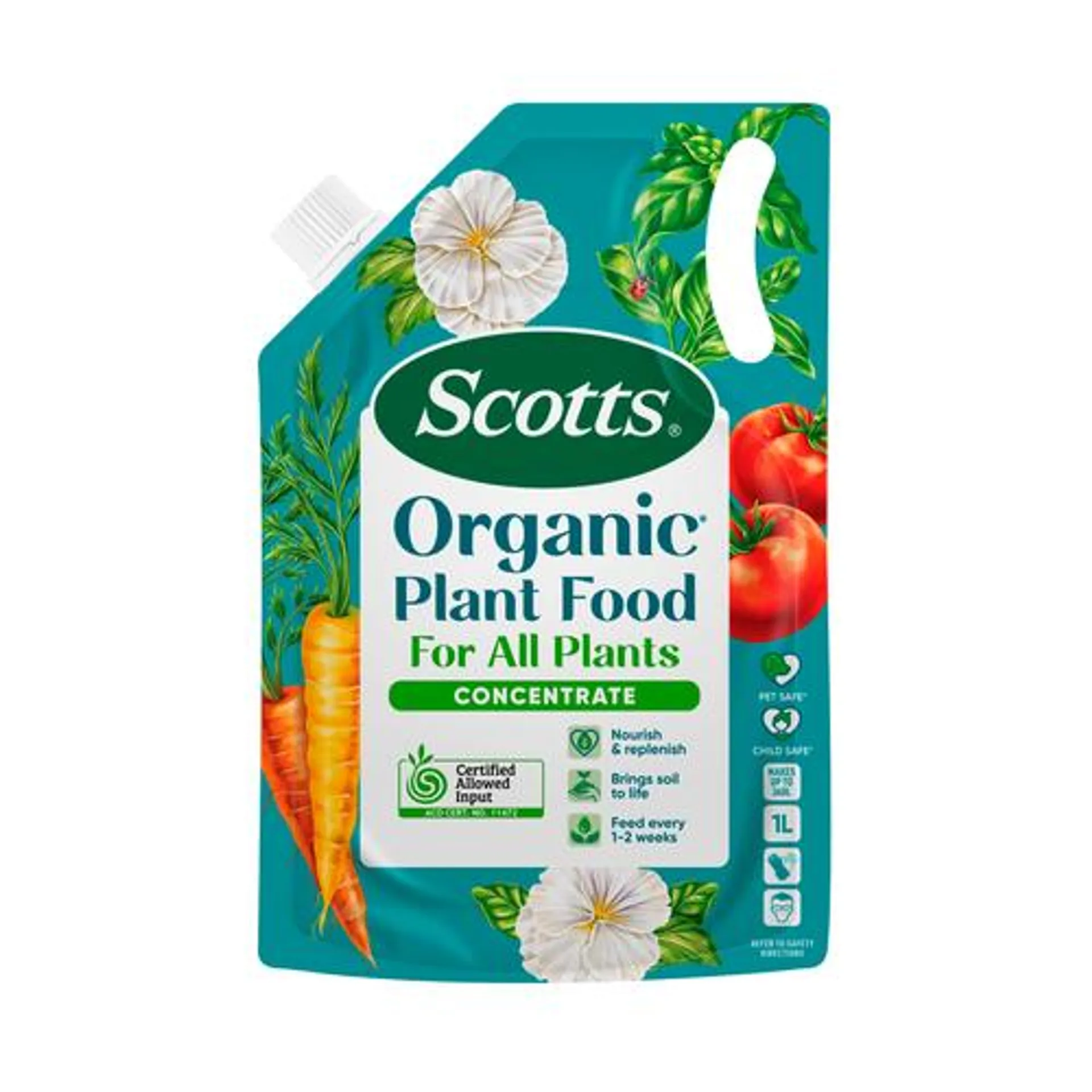 Scotts Organic Plant Food Concentrate 1L