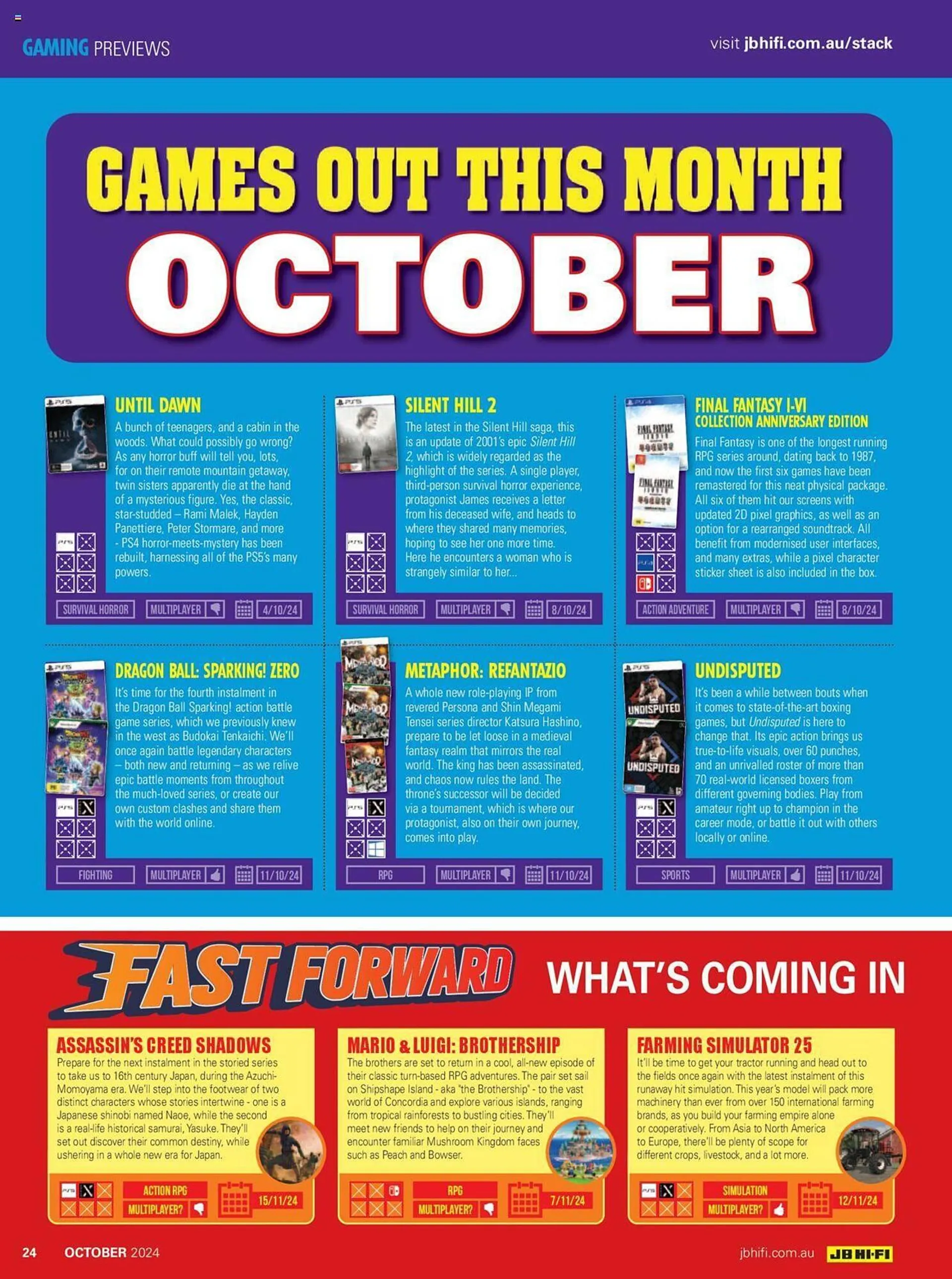 JB Hi-Fi catalogue - Catalogue valid from 1 October to 31 October 2024 - page 24