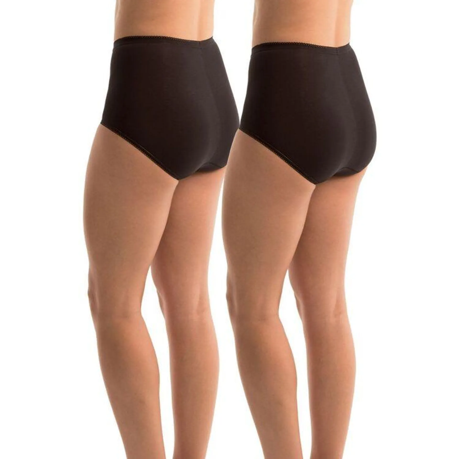 Sloggi Women's Maxi Full Brief 2 Pack Black