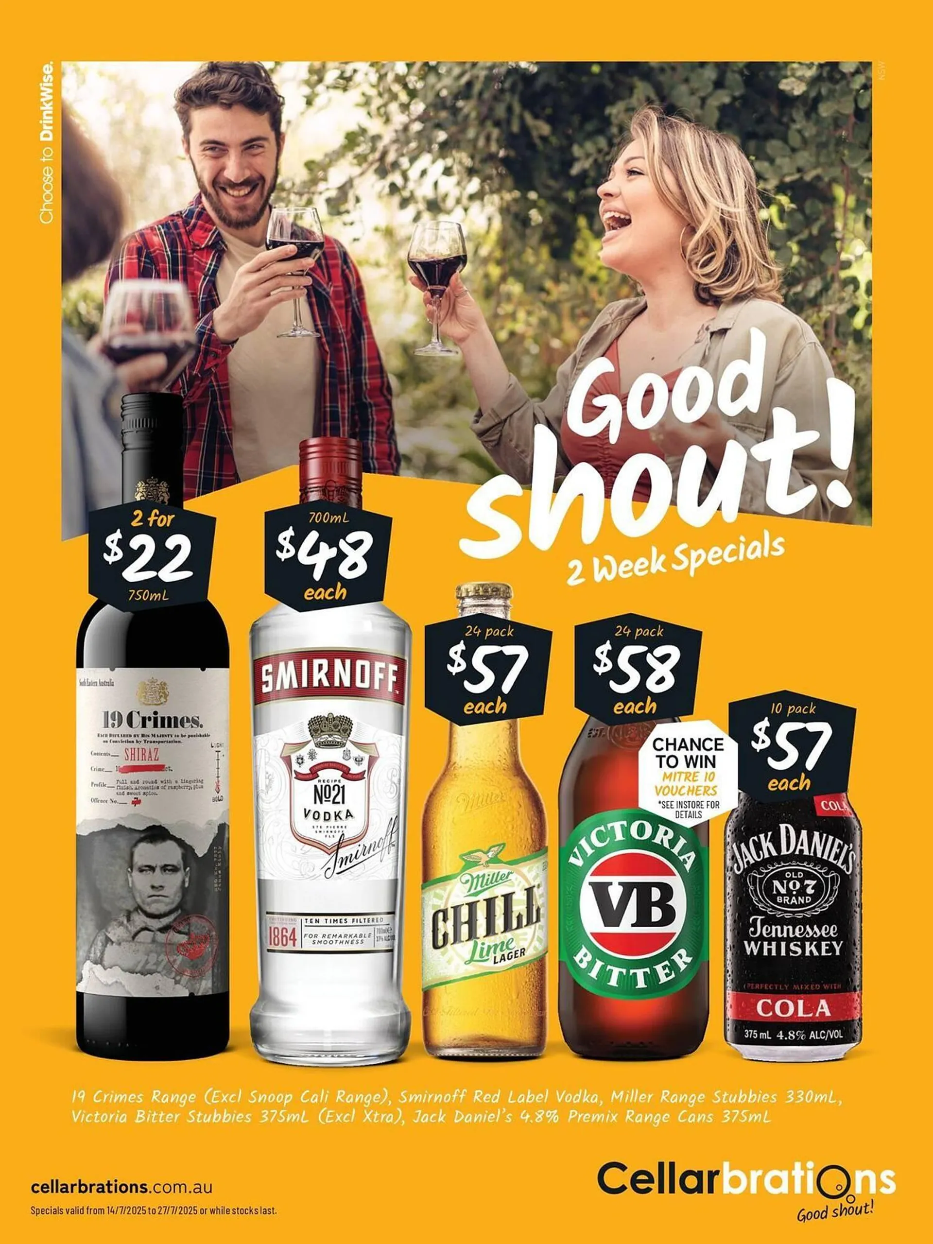 Cellarbrations catalogue - Catalogue valid from 14 July to 27 July 2025 - page 1
