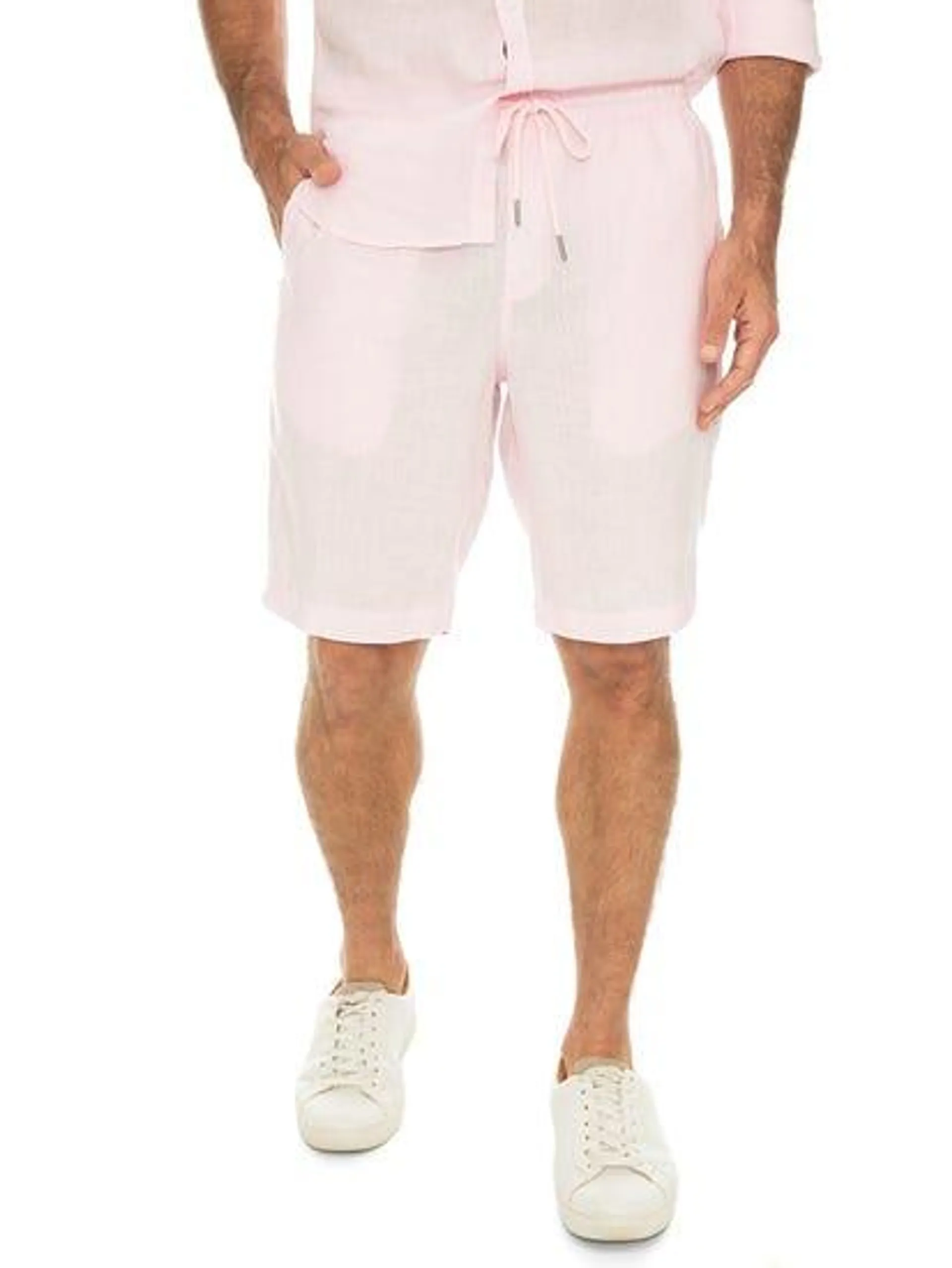 Pink Linen Short