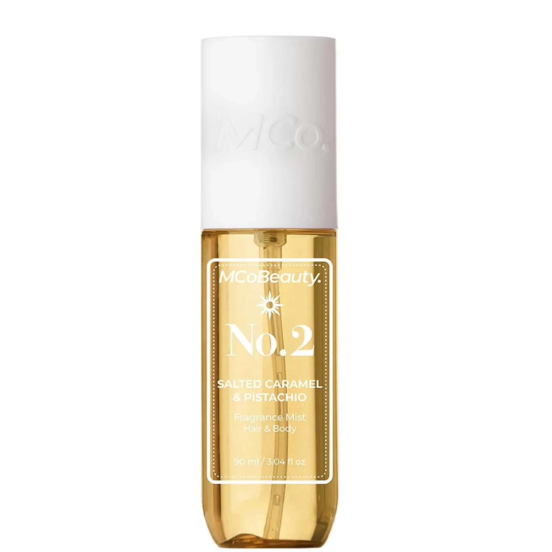 MCoBeauty Fragrance Mist Hair & Body 90ml - No.2 Salted Caramel & Pistachio