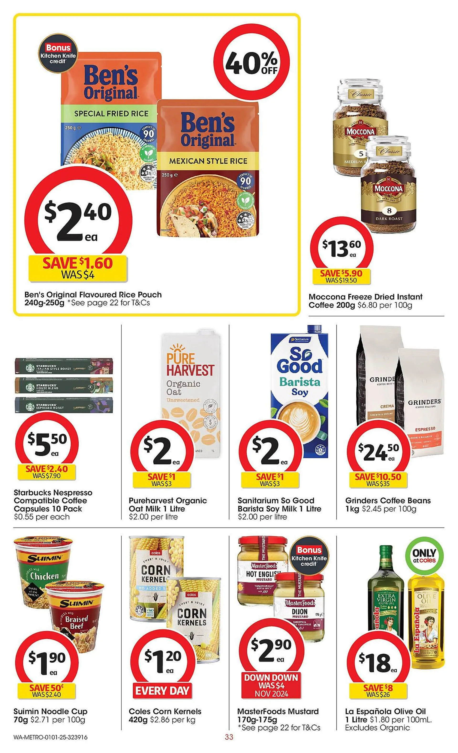 Coles catalogue - Catalogue valid from 31 December to 7 January 2025 - page 33