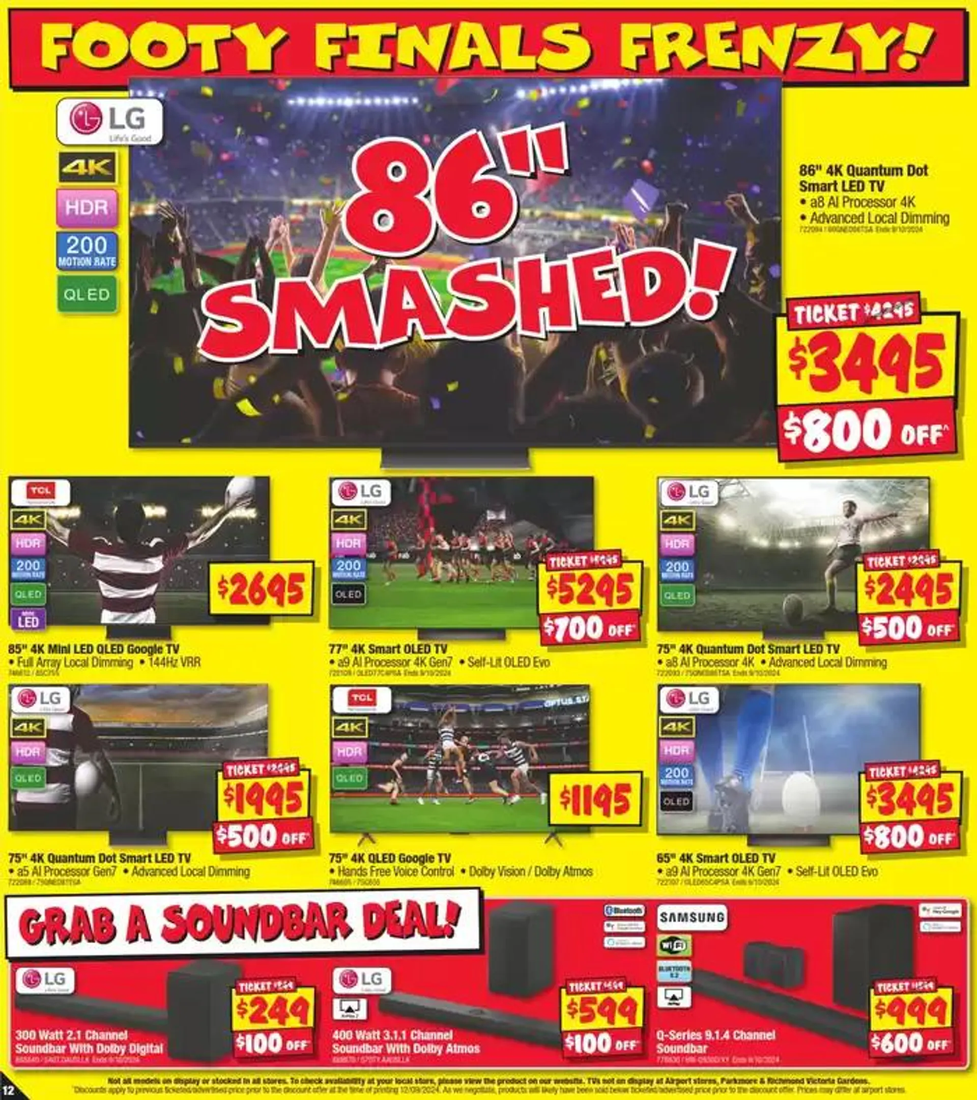 Smashing Prices! - Catalogue valid from 26 September to 2 October 2024 - page 12