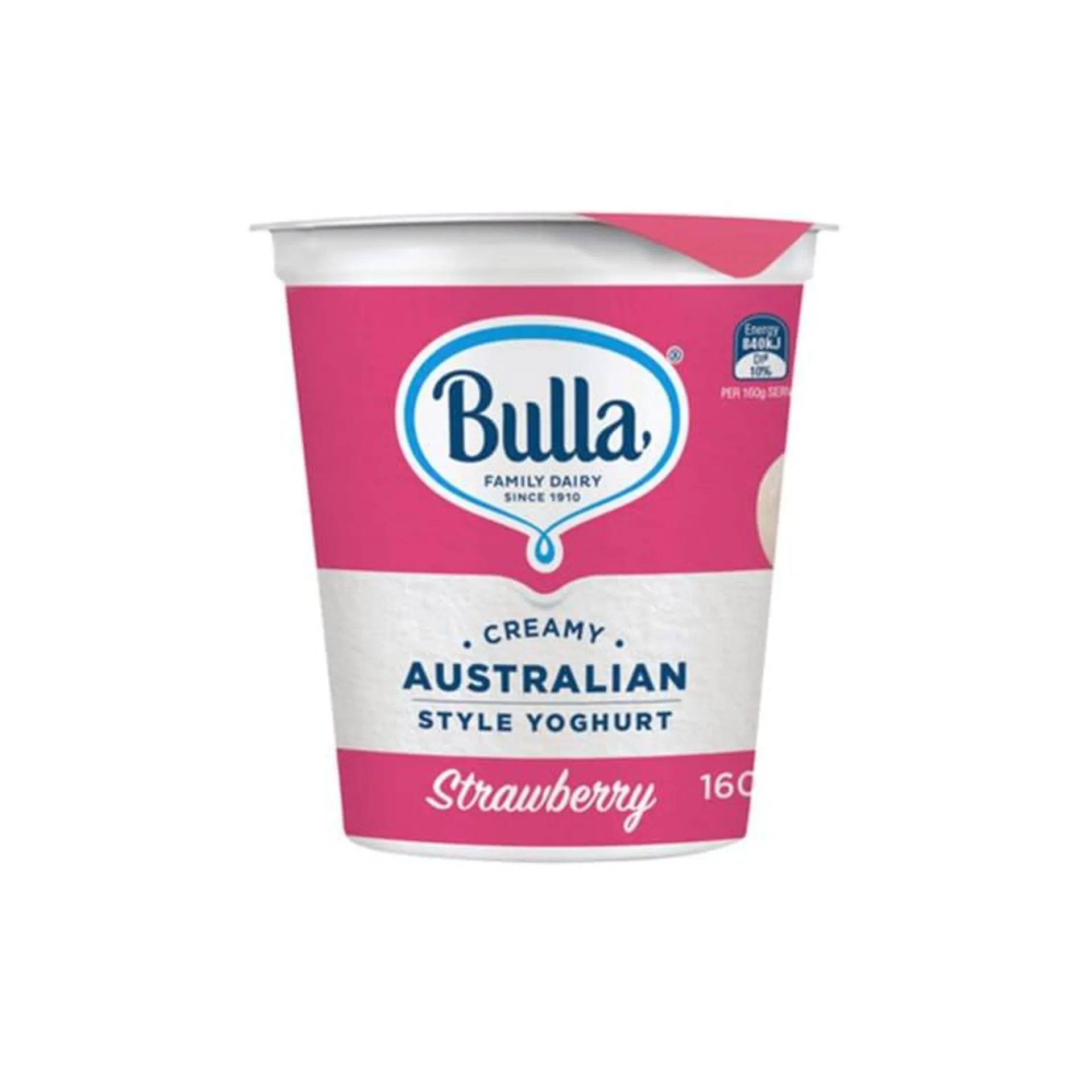 Bulla Creamy Australian Style Yoghurt Strawberry