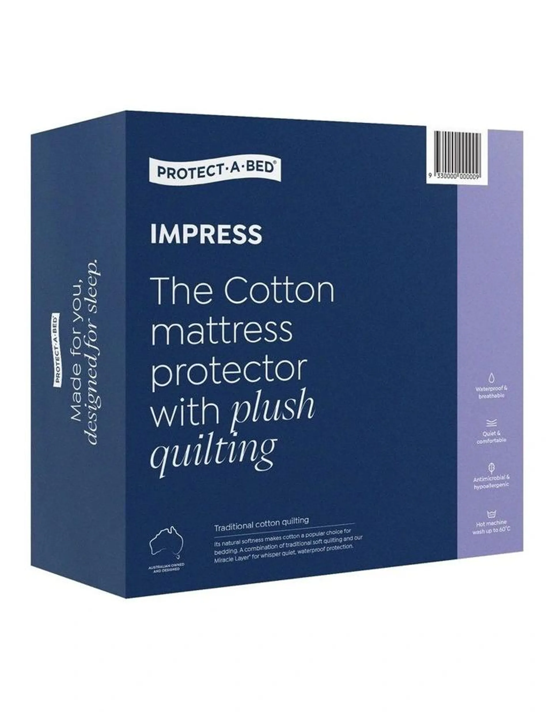 Protect-A-Bed Impress Cotton Quilted Mattress Protector