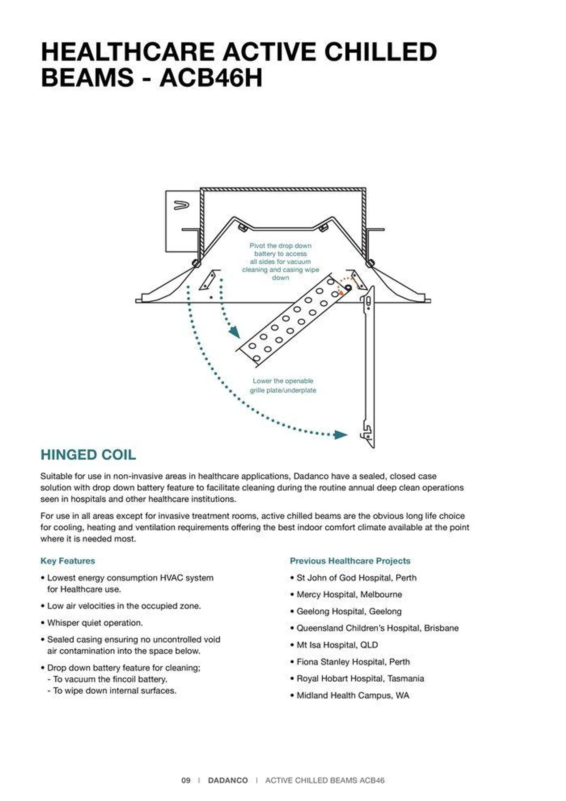 ACB46, ACB46H Active Chilled Beams - Catalogue valid from 24 May to 24 May 2025 - page 9