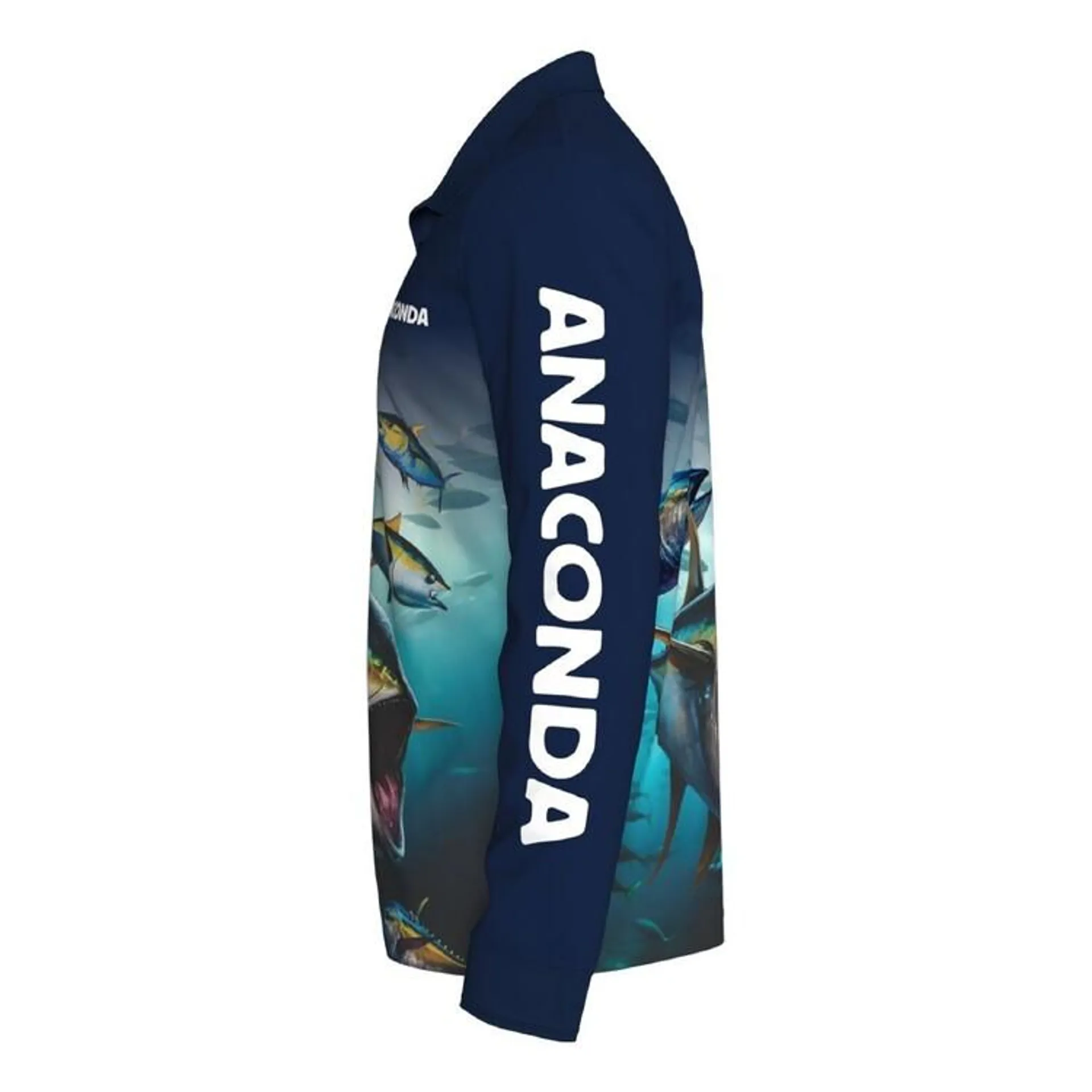 Anaconda Species Polo Fishing Shirt Tuna