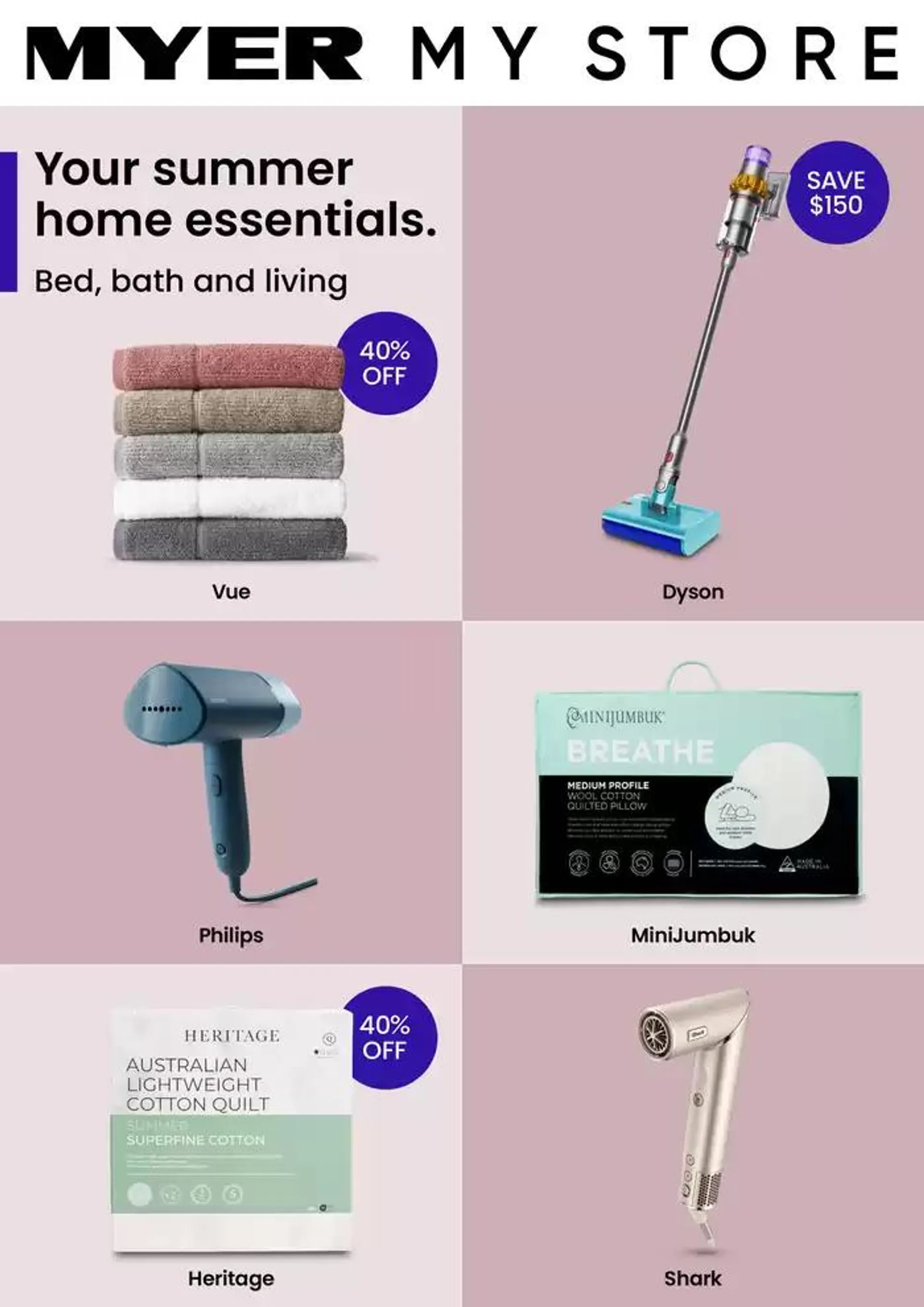 Myer Home Essentials Softgoods - 1