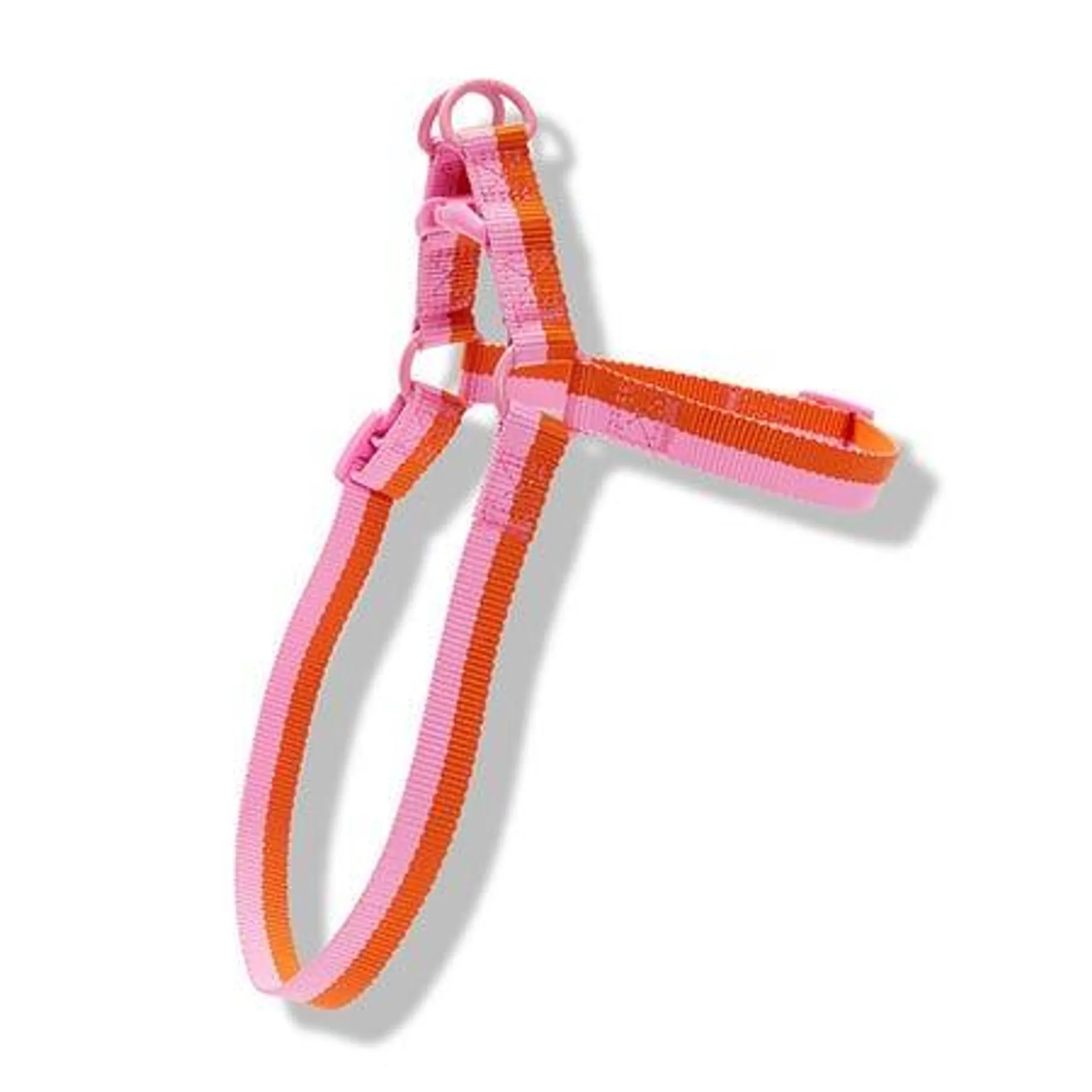 Juni Duo Step In Dog Harness Pink Orange