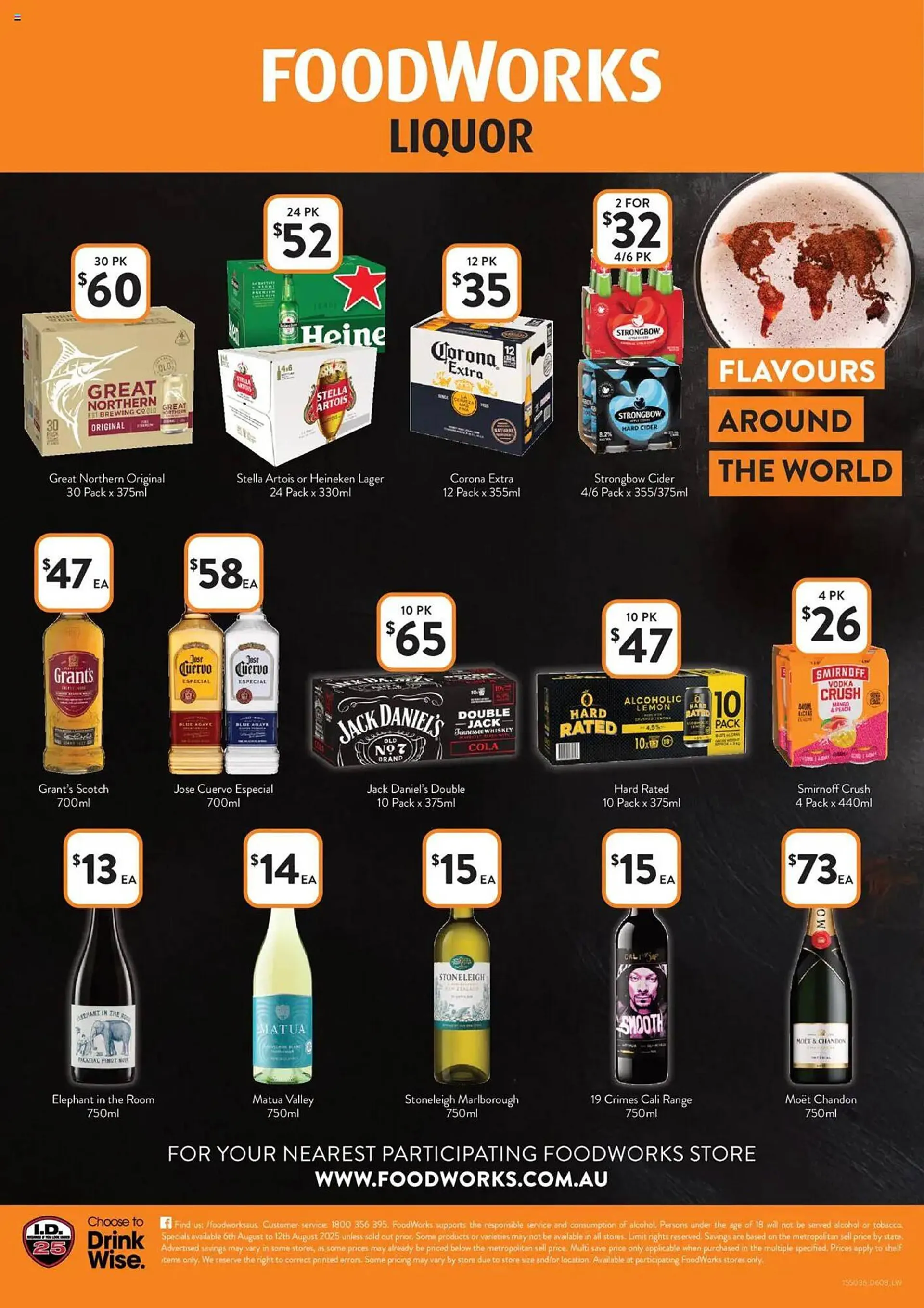 Foodworks catalogue - Catalogue valid from 6 August to 12 August 2025 - page 1