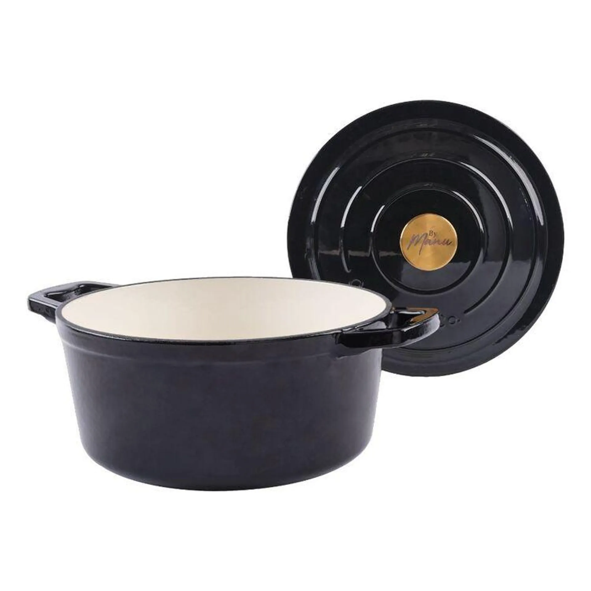 Culinary Co By Manu Cast Iron Casserole Black 4.7 L