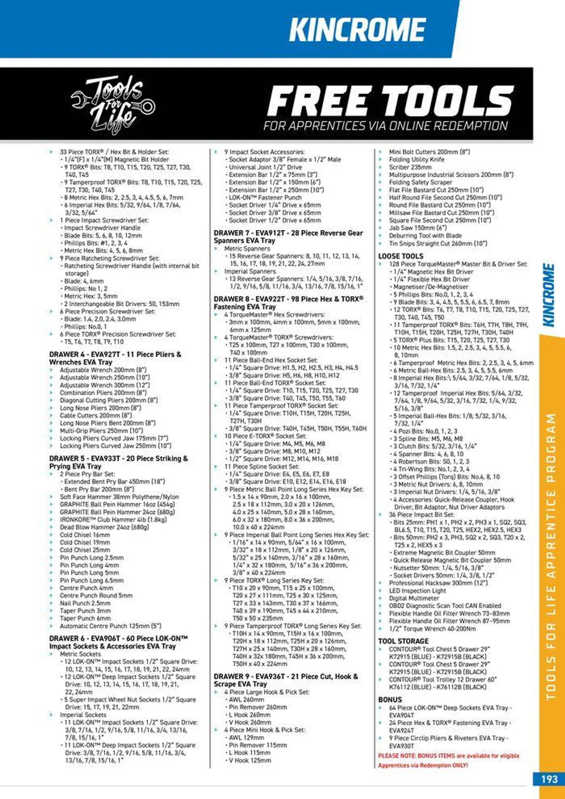 Product Guide 2024 - Catalogue valid from 25 March to 31 December 2024 - page 195