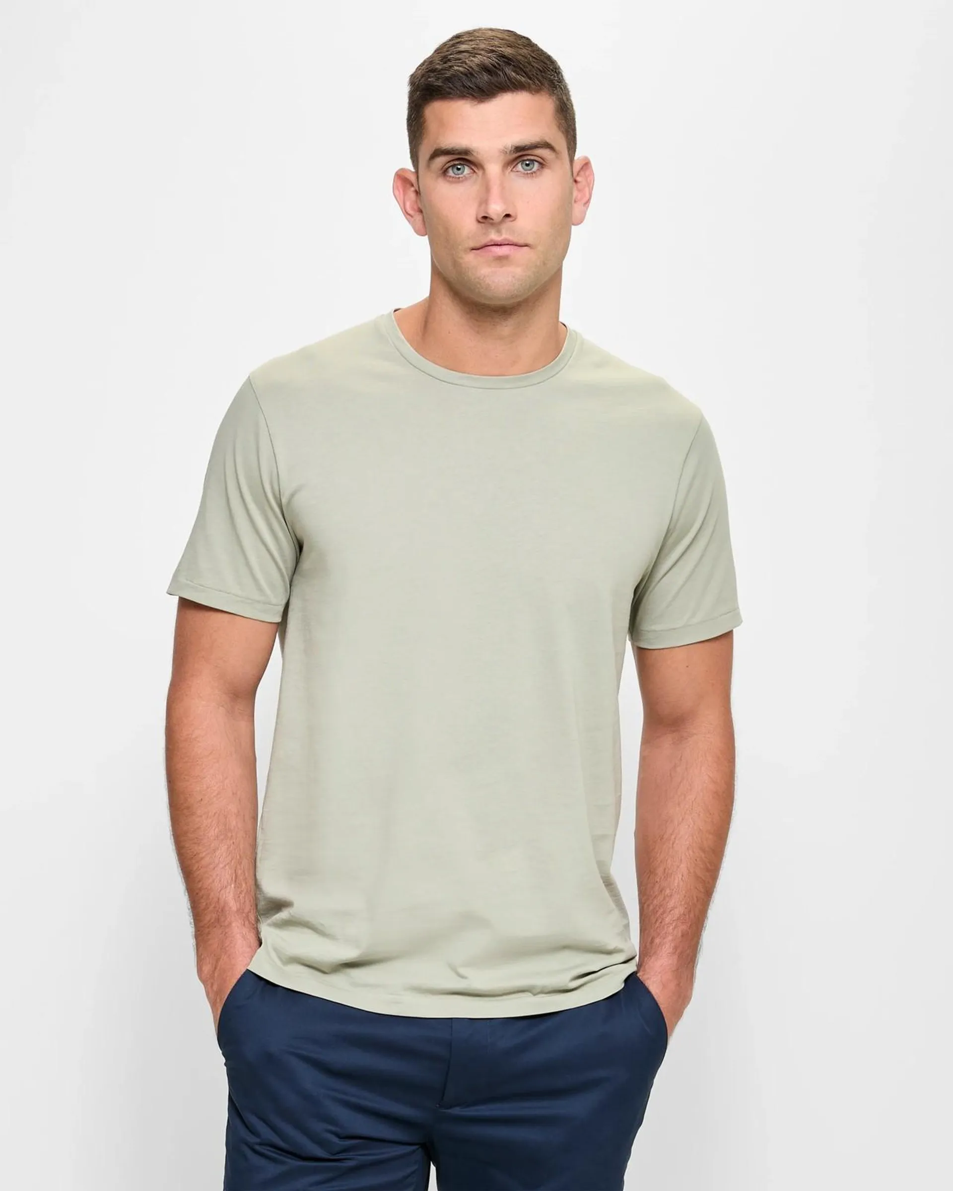 Supima Cotton T-Shirt - Preview - Sea Grass