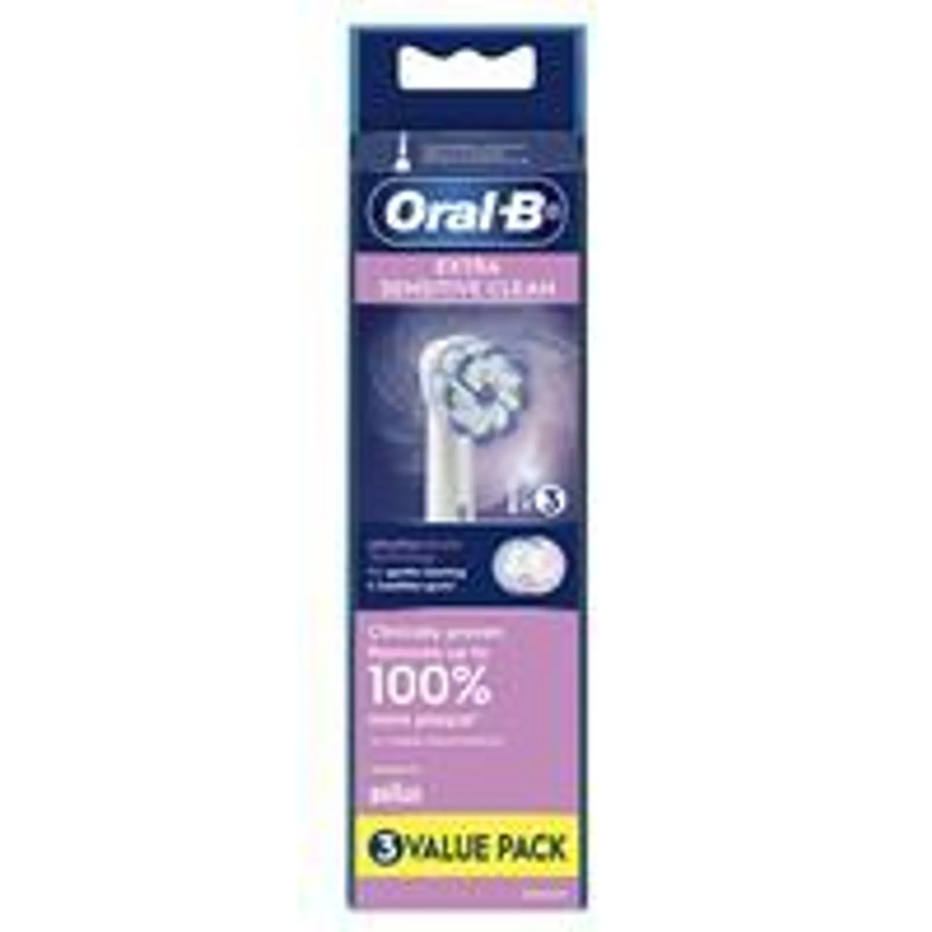 Oral B Power Toothbrush Extra Sensitive Refills 3 Pack